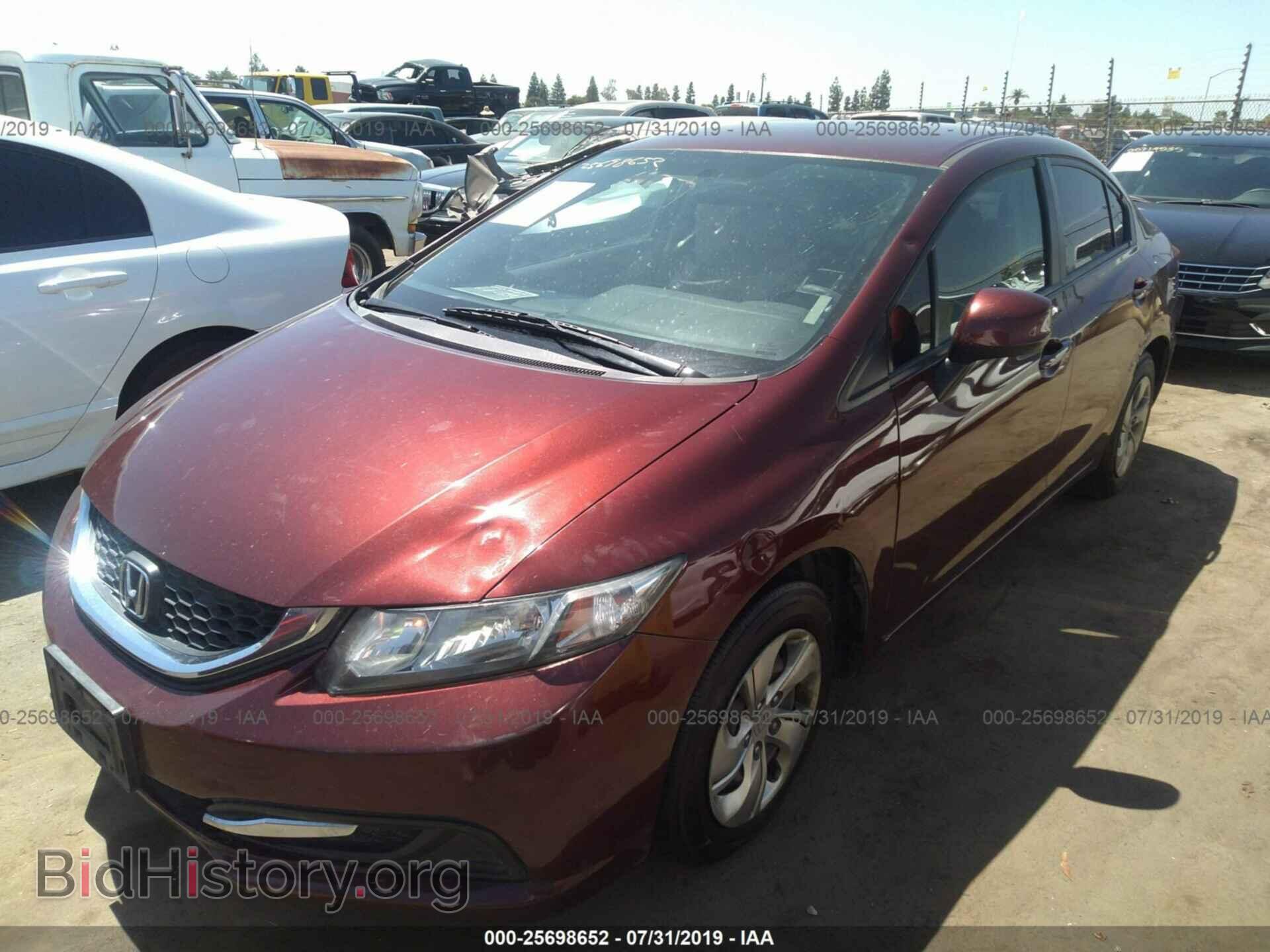 2013 HONDA CIVIC - VIN: 19XFB2F54DE278450 - Фото 2