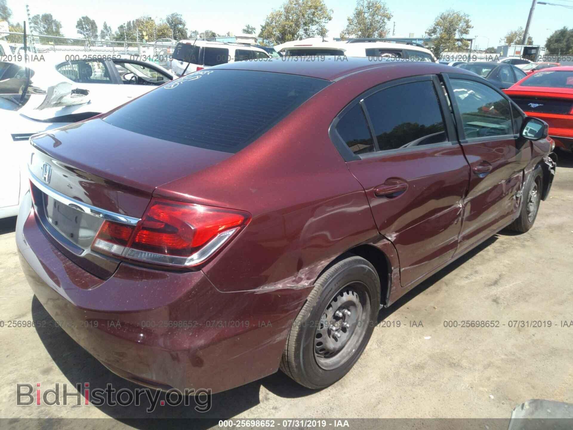 2013 HONDA CIVIC - VIN: 19XFB2F54DE278450 - Фото 4