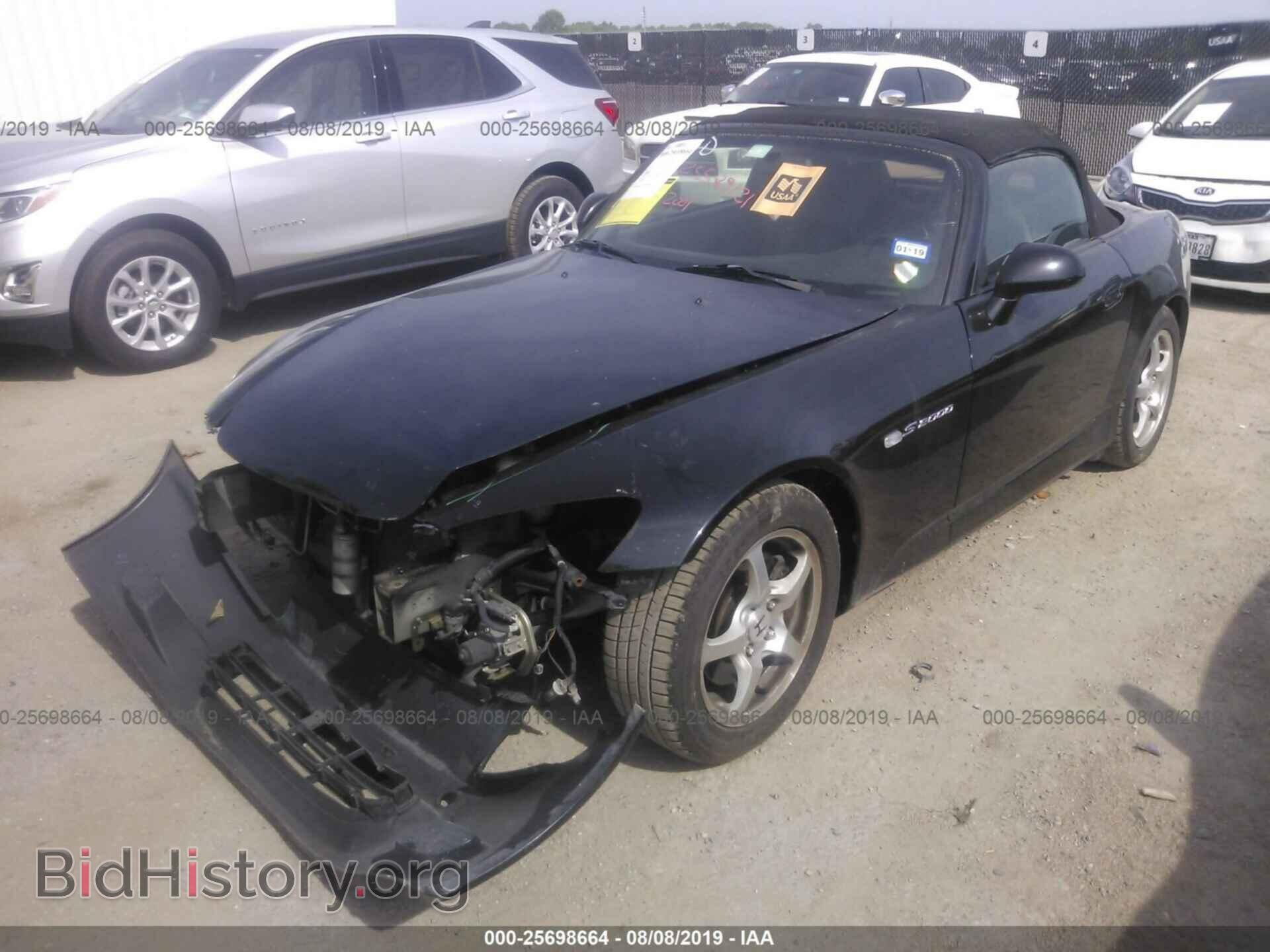 2001 HONDA S2000 - VIN: JHMAP11441T001352 - Фото 2