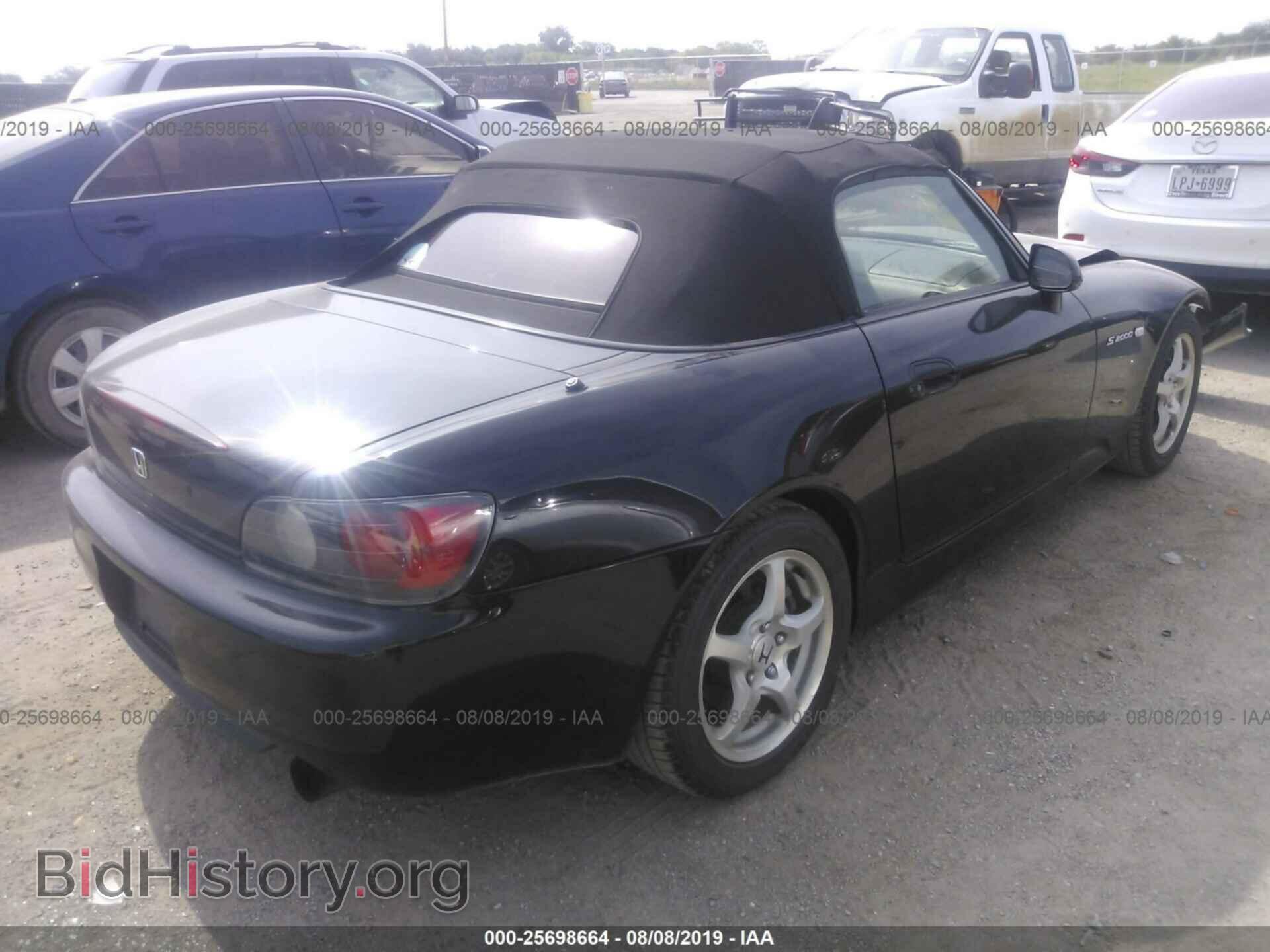 2001 HONDA S2000 - VIN: JHMAP11441T001352 - Фото 4