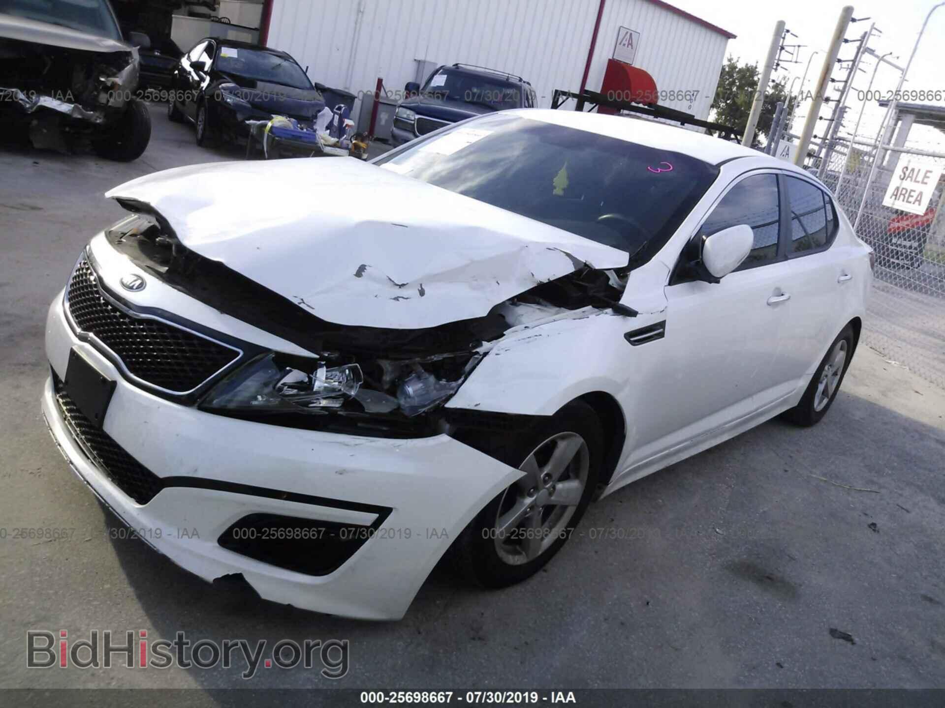 2015 KIA OPTIMA - VIN: KNAGM4A77F5570057 - Фото 2