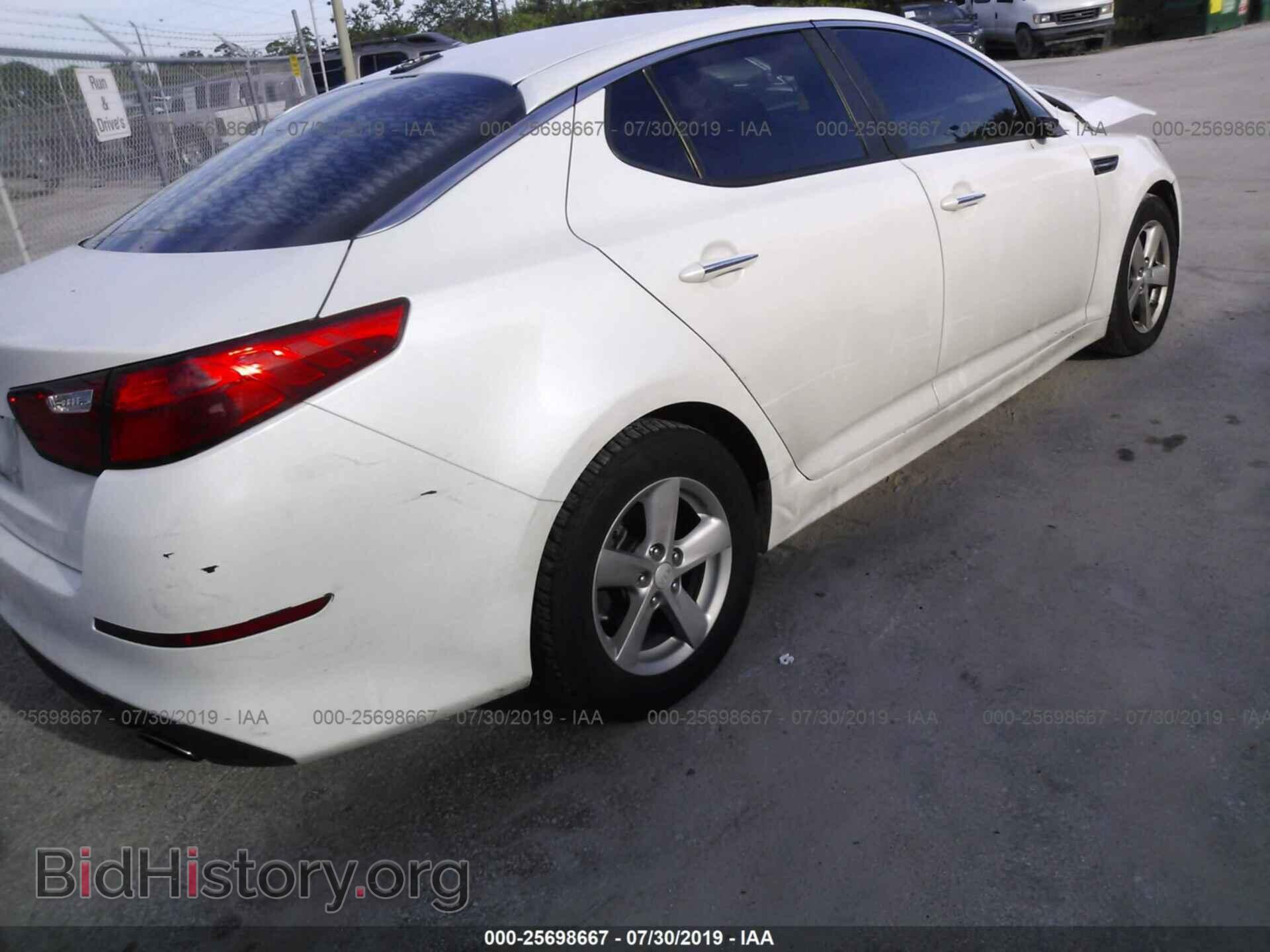 2015 KIA OPTIMA - VIN: KNAGM4A77F5570057 - Фото 4
