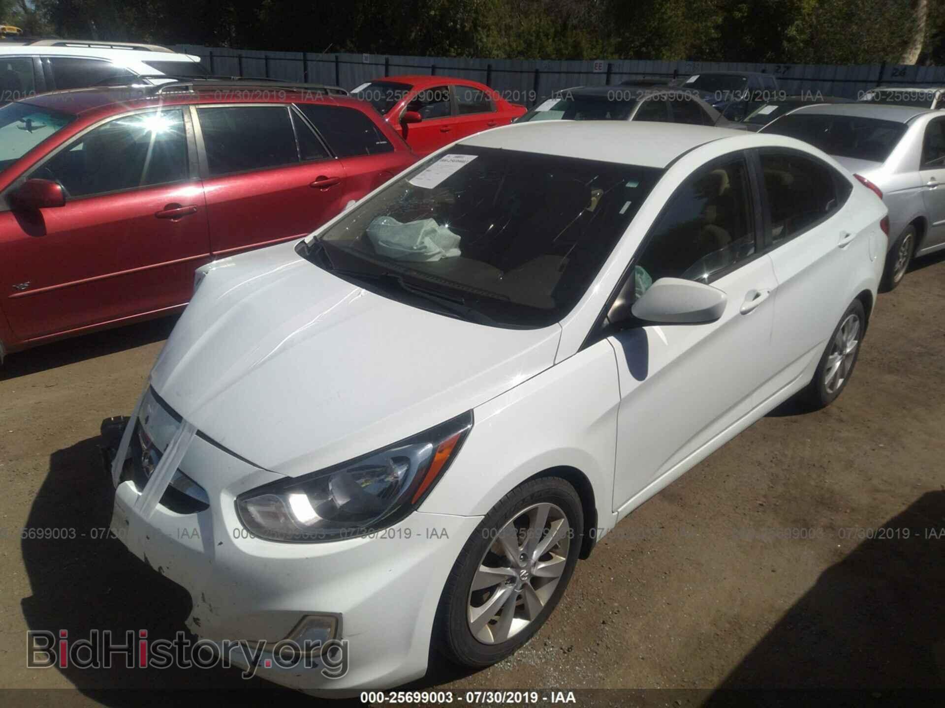 2013 HYUNDAI ACCENT - VIN: KMHCU4AE6DU274705 - Фото 2