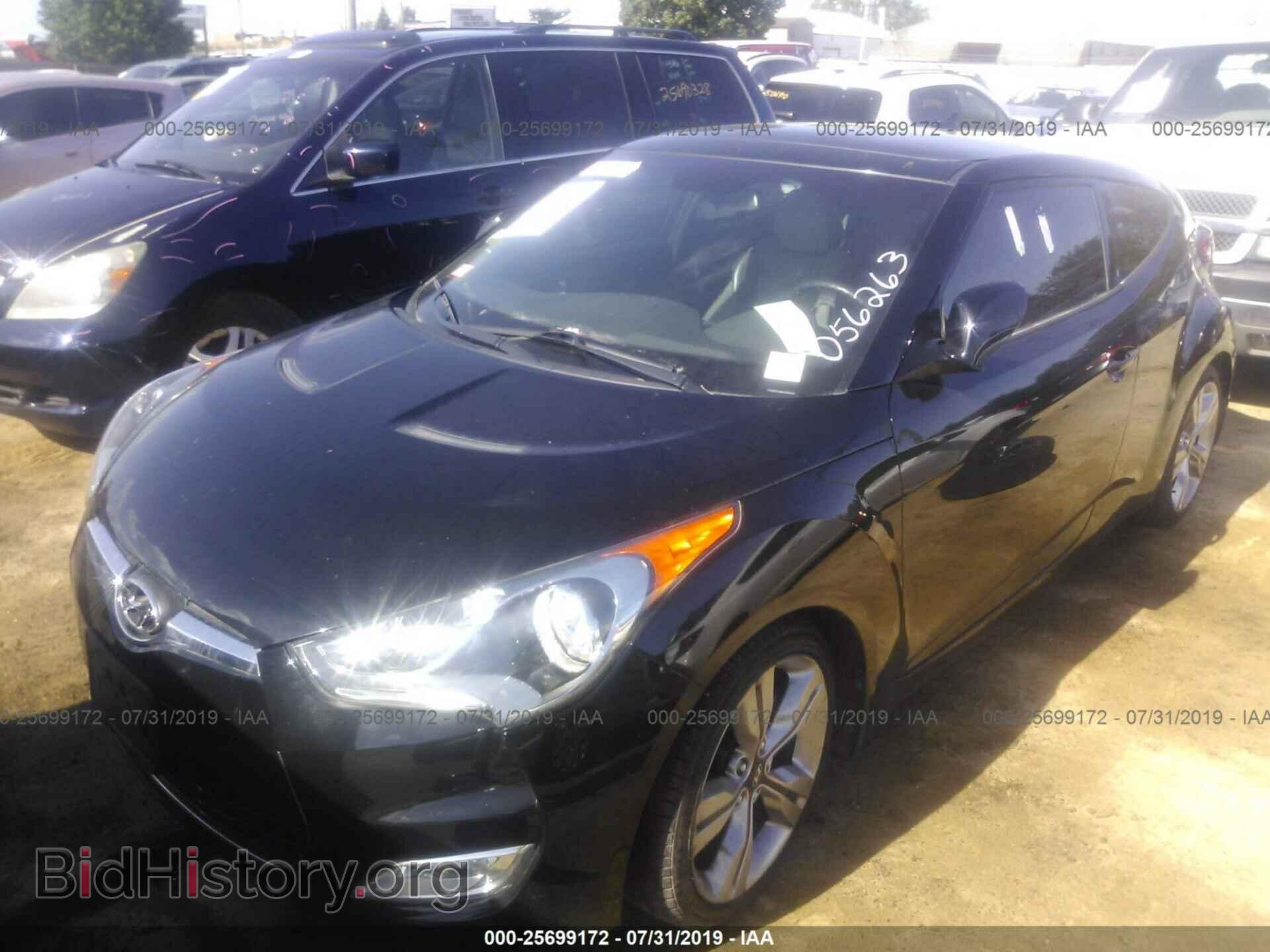 2012 HYUNDAI VELOSTER - VIN: KMHTC6AD0CU056263 - Фото 2