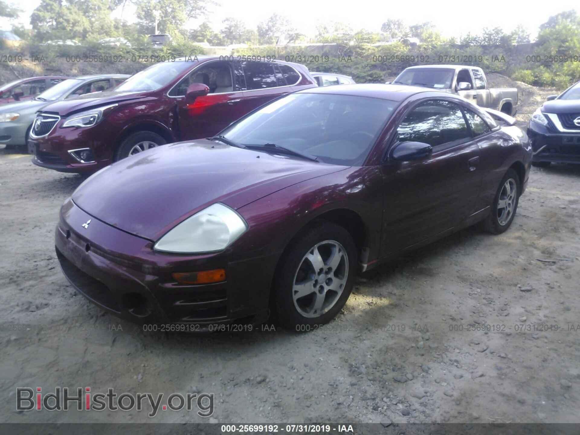 2003 MITSUBISHI ECLIPSE - VIN: 4A3AC44G33E204404 - Фото 2