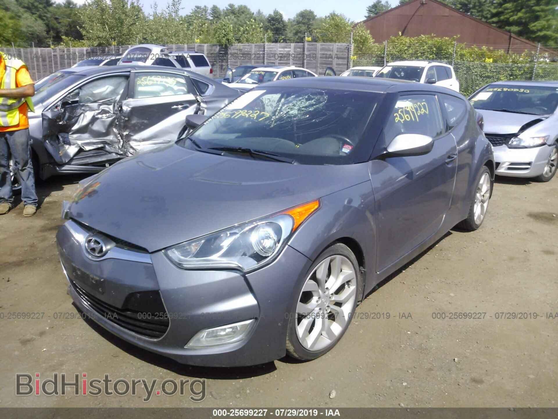 2012 HYUNDAI VELOSTER - VIN: KMHTC6AD0CU043982 - Фото 2