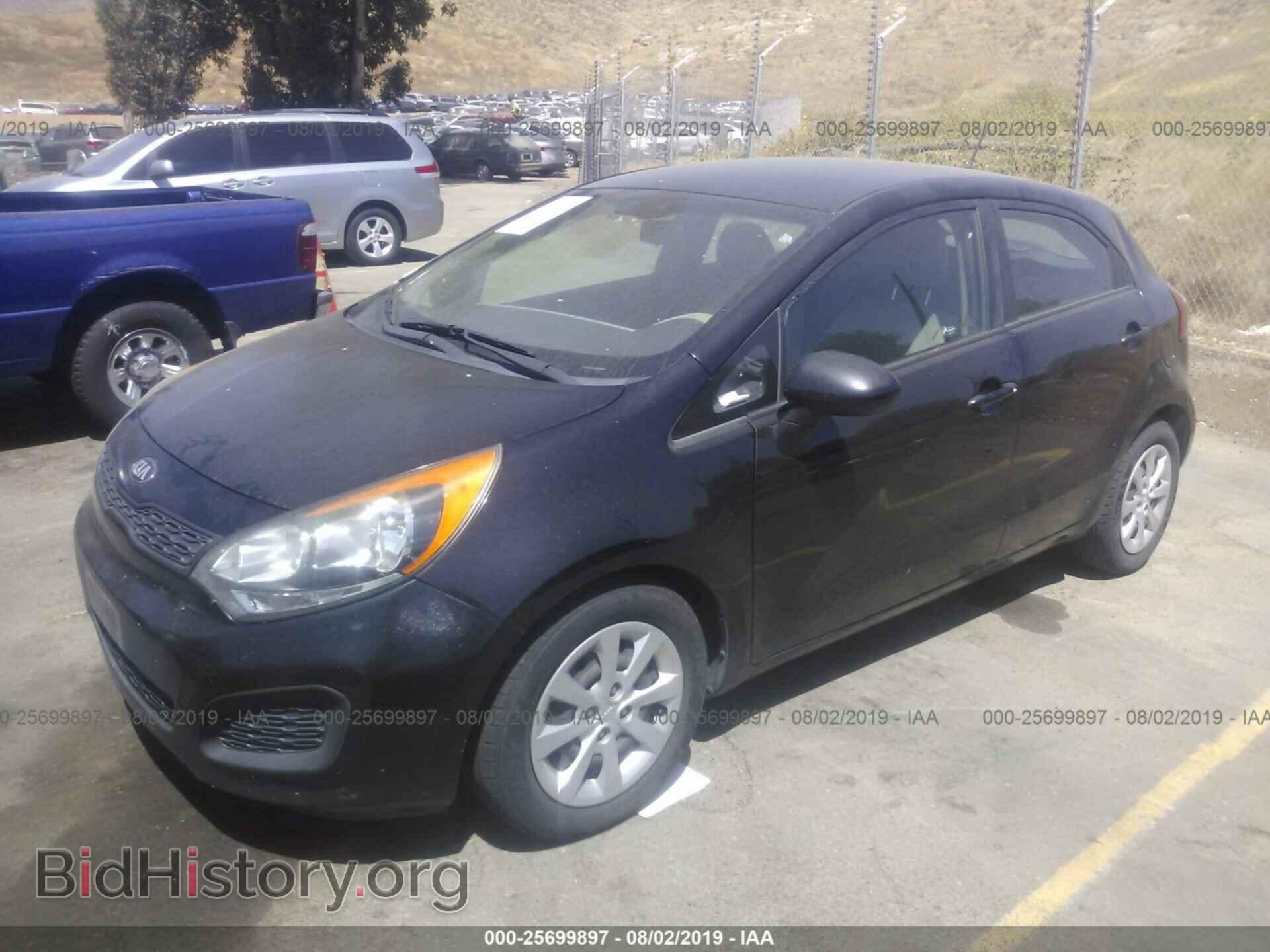 2013 KIA RIO - VIN: KNADM5A32D6241439 - Фото 2