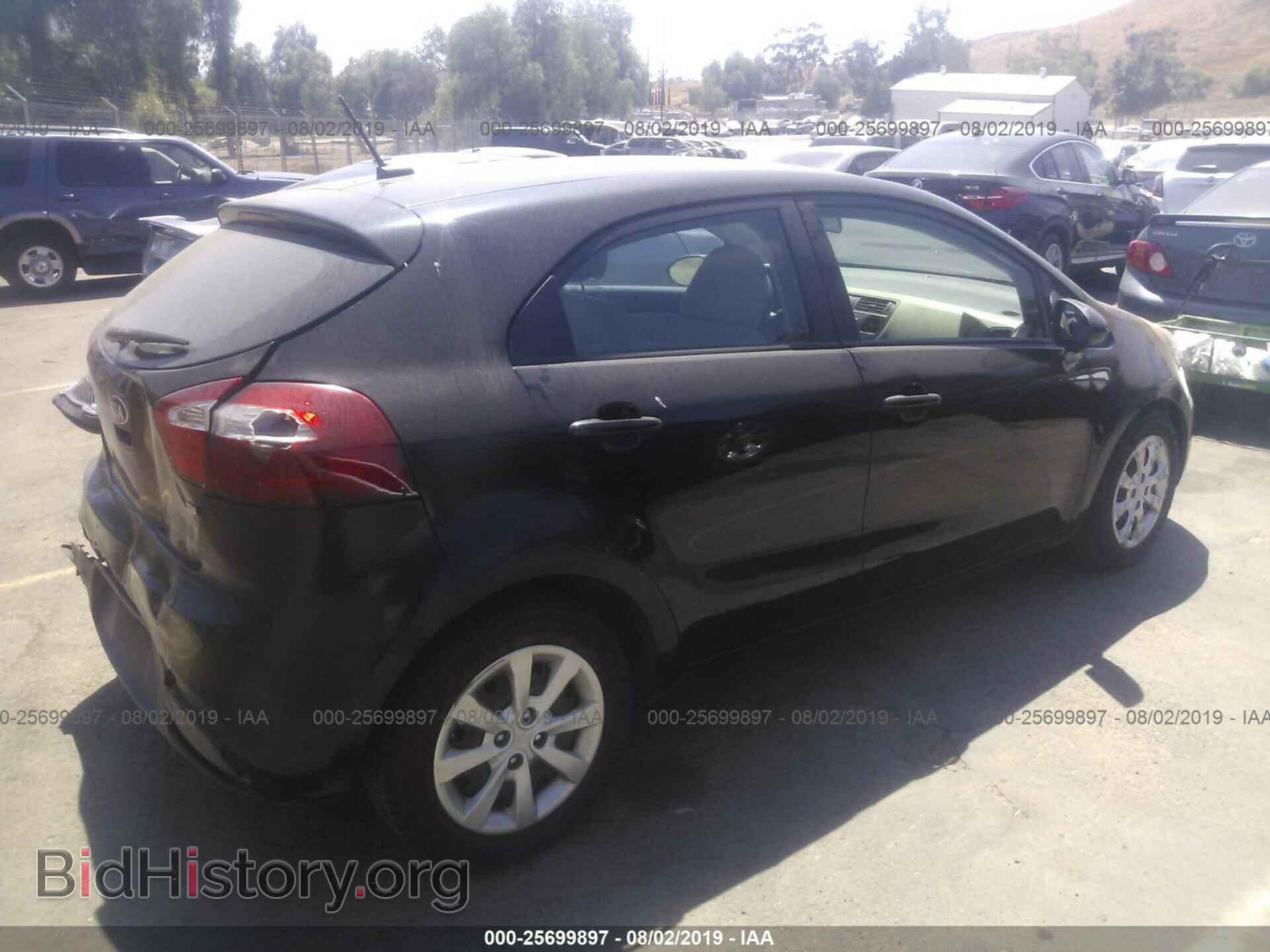2013 KIA RIO - VIN: KNADM5A32D6241439 - Фото 4