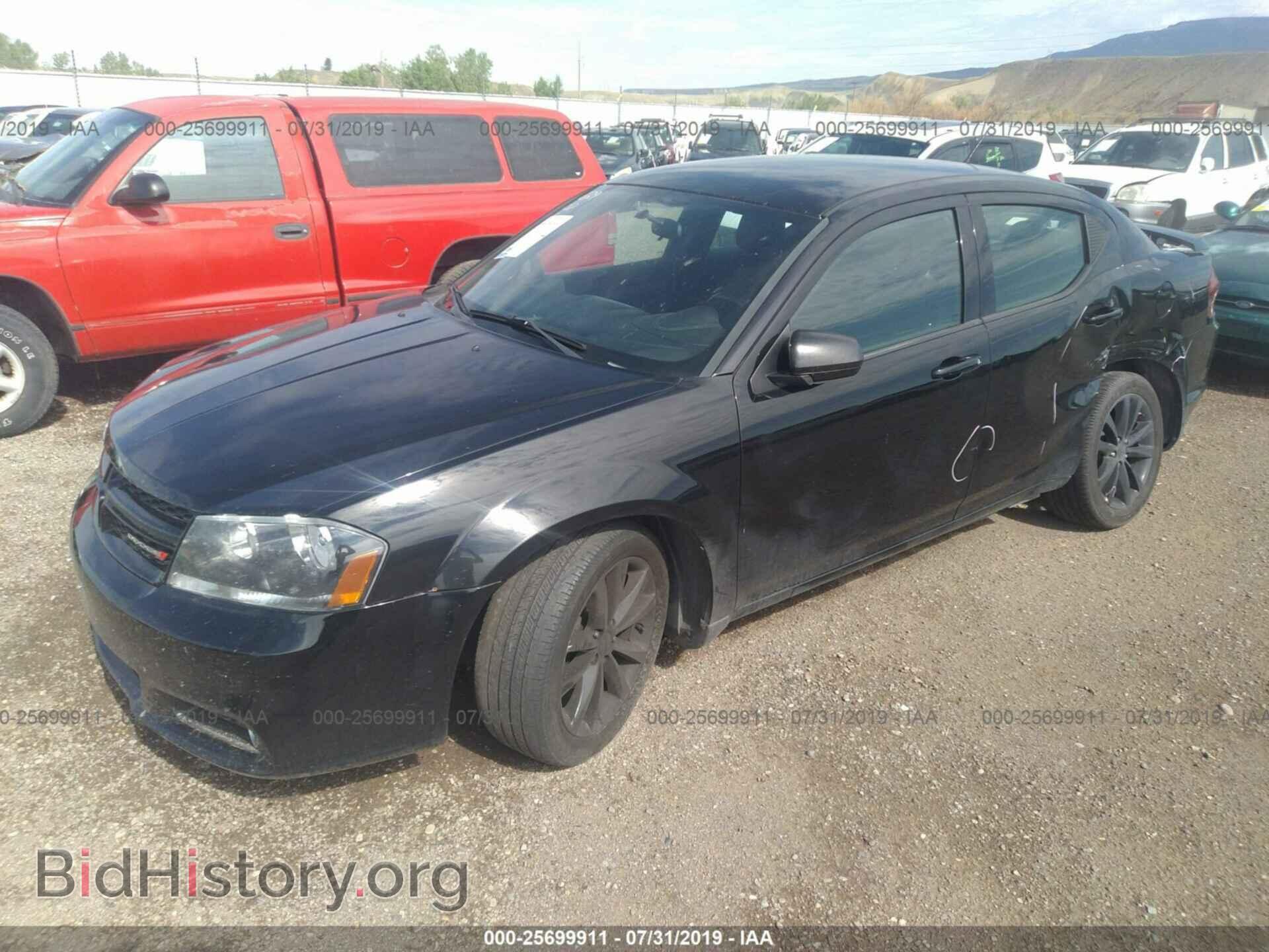 2014 DODGE AVENGER - VIN: 1C3CDZCB5EN140708 - Фото 2