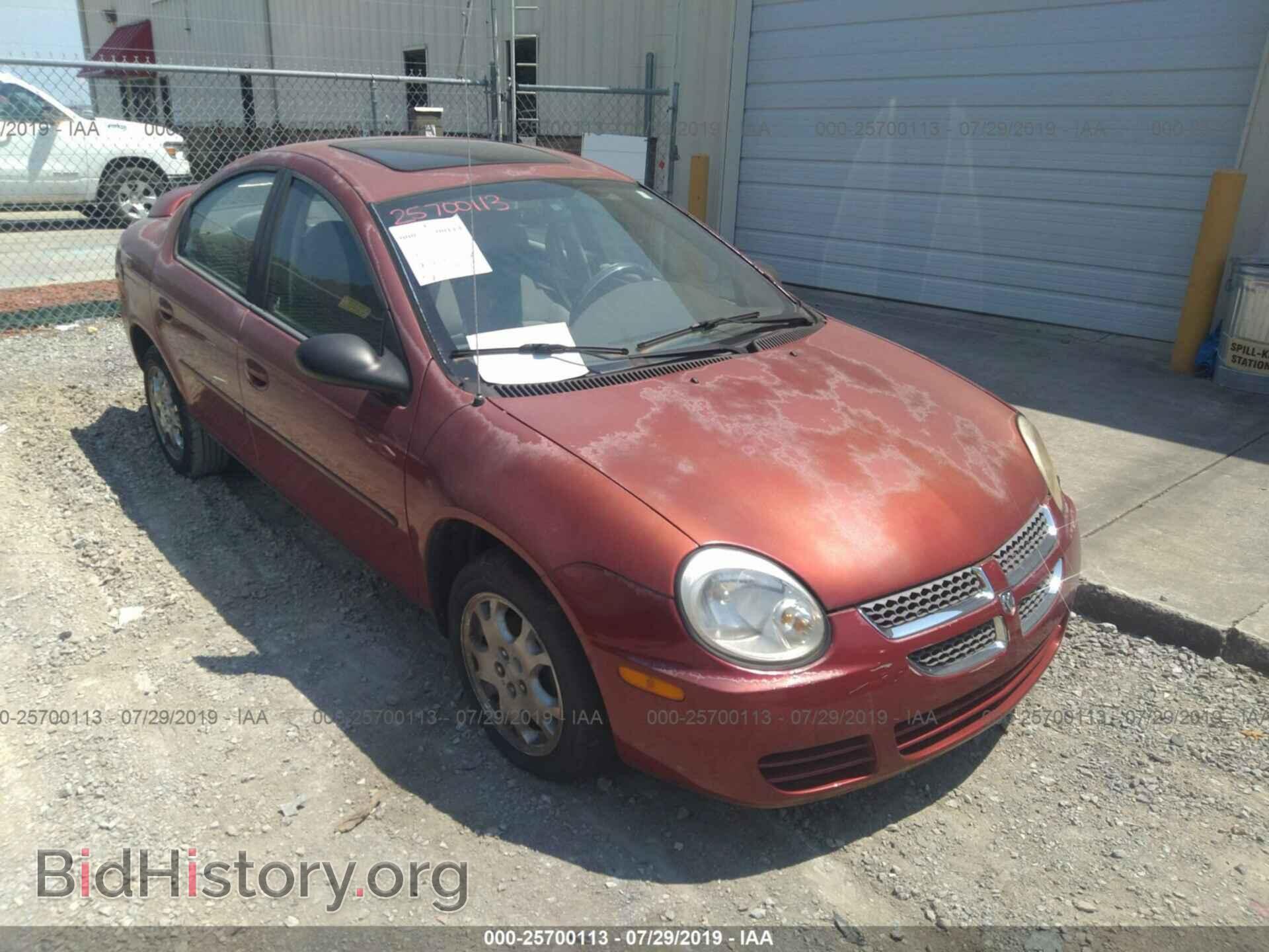 Photo 1B3ES56C25D116381 - DODGE NEON 2005