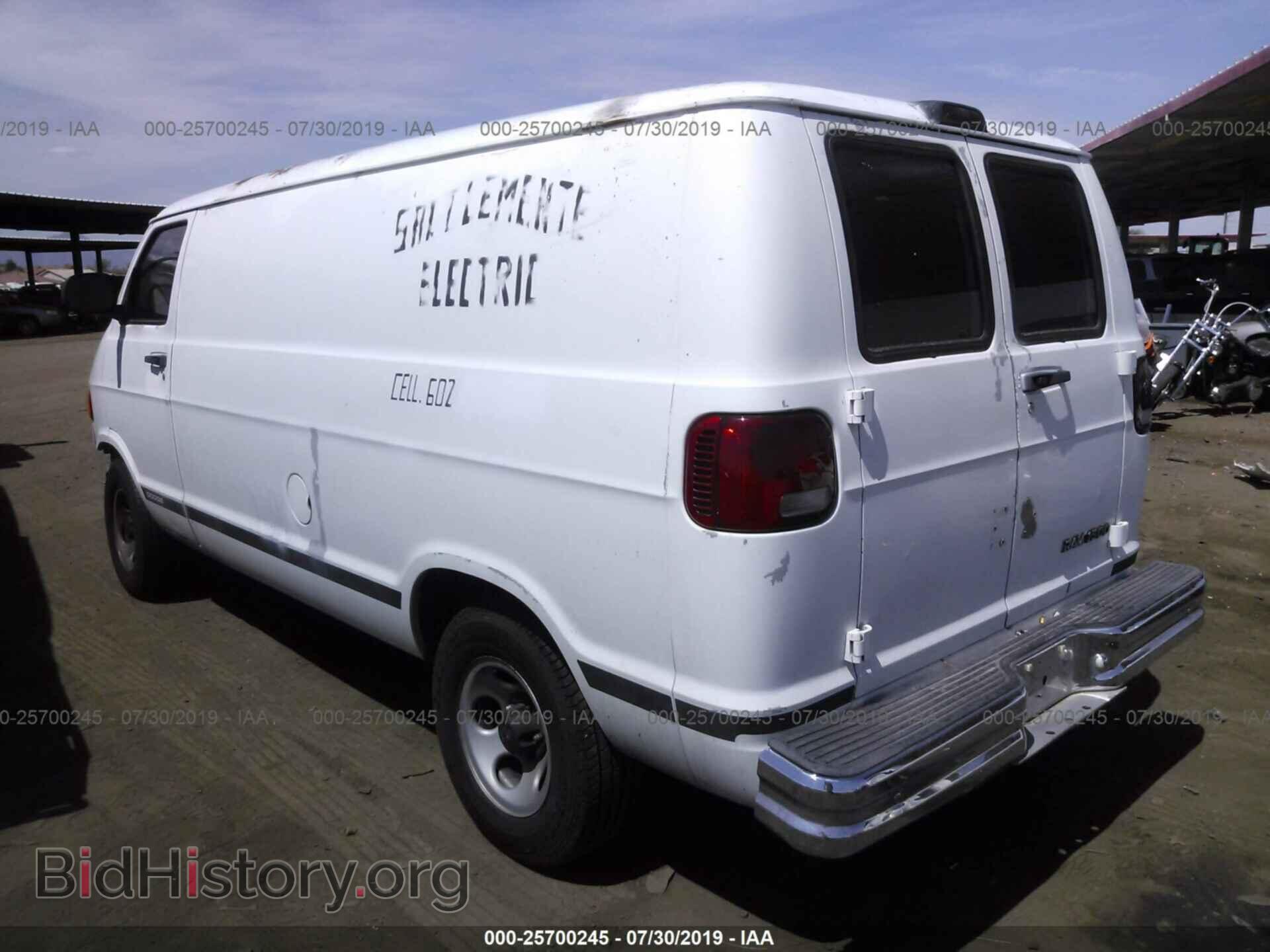 2003 DODGE RAM VAN - VIN: 2D7HB11X03K520707 - Фото 3