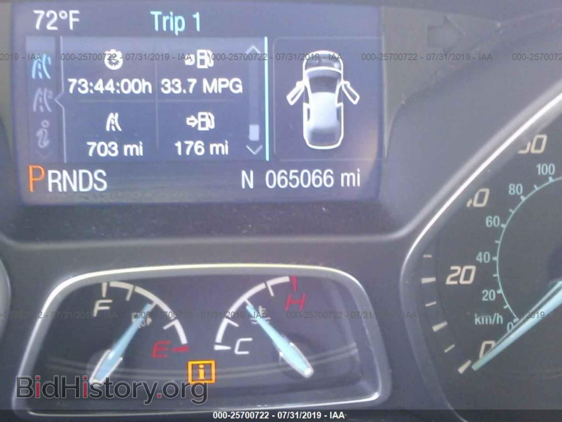 2014 FORD FOCUS - VIN: 1FADP3F25EL270182 - Фото 7