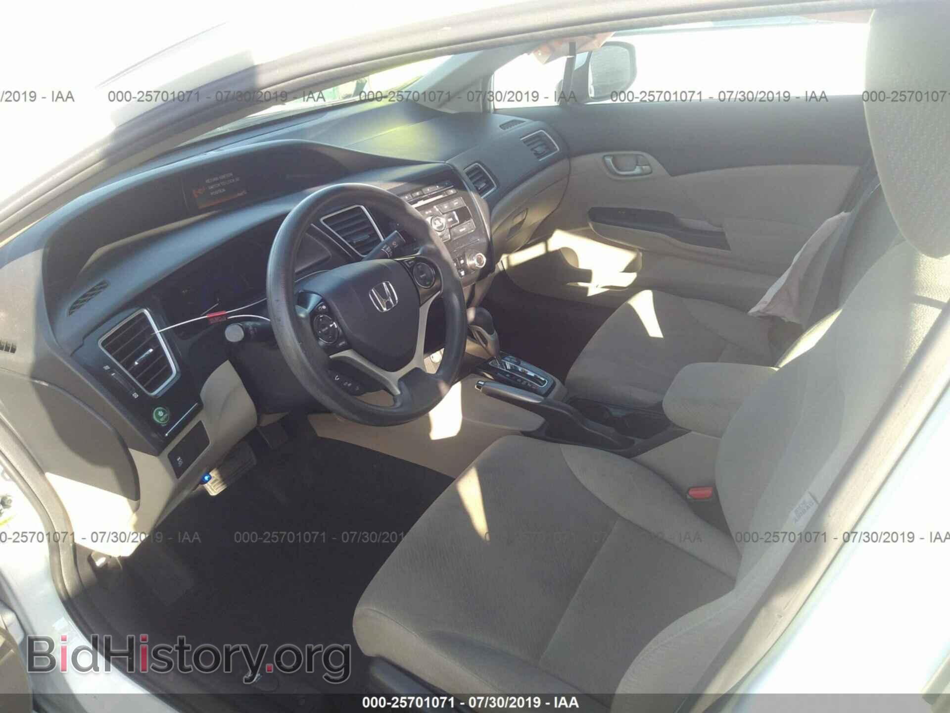 2013 HONDA CIVIC - VIN: 19XFB2F53DE287284 - Фото 5