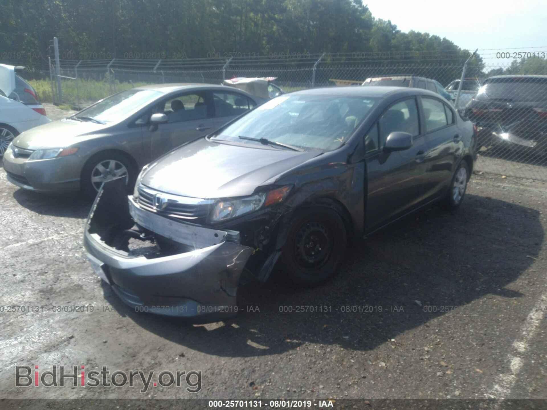 2012 HONDA CIVIC - VIN: 19XFB2F57CE024388 - Фото 2