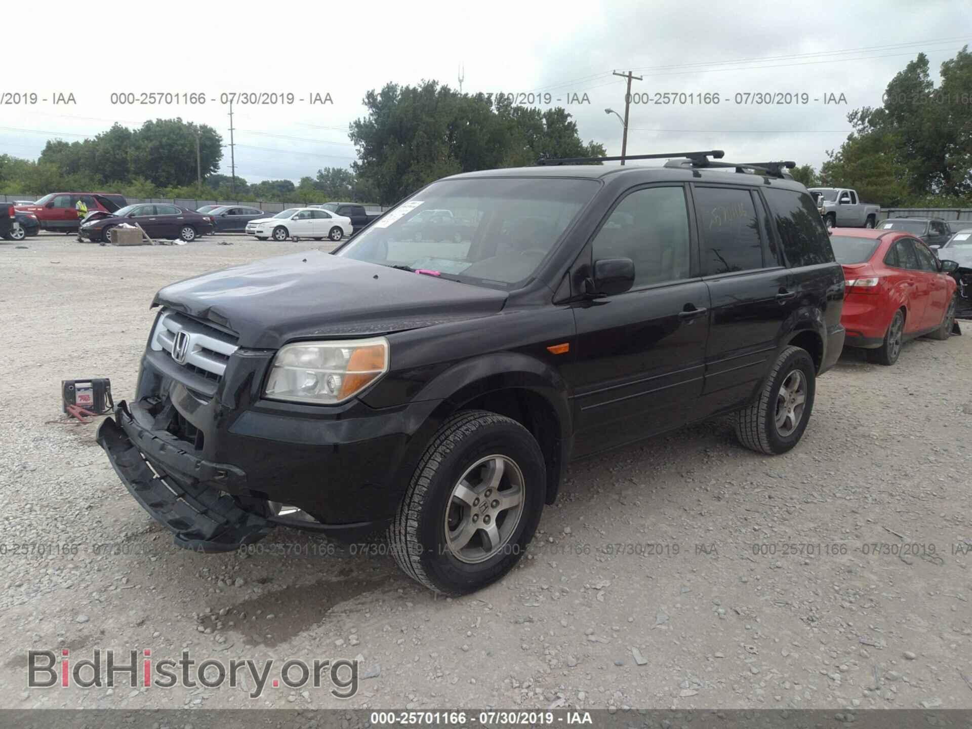 2007 HONDA PILOT - VIN: 5FNYF18437B031317 - Фото 2