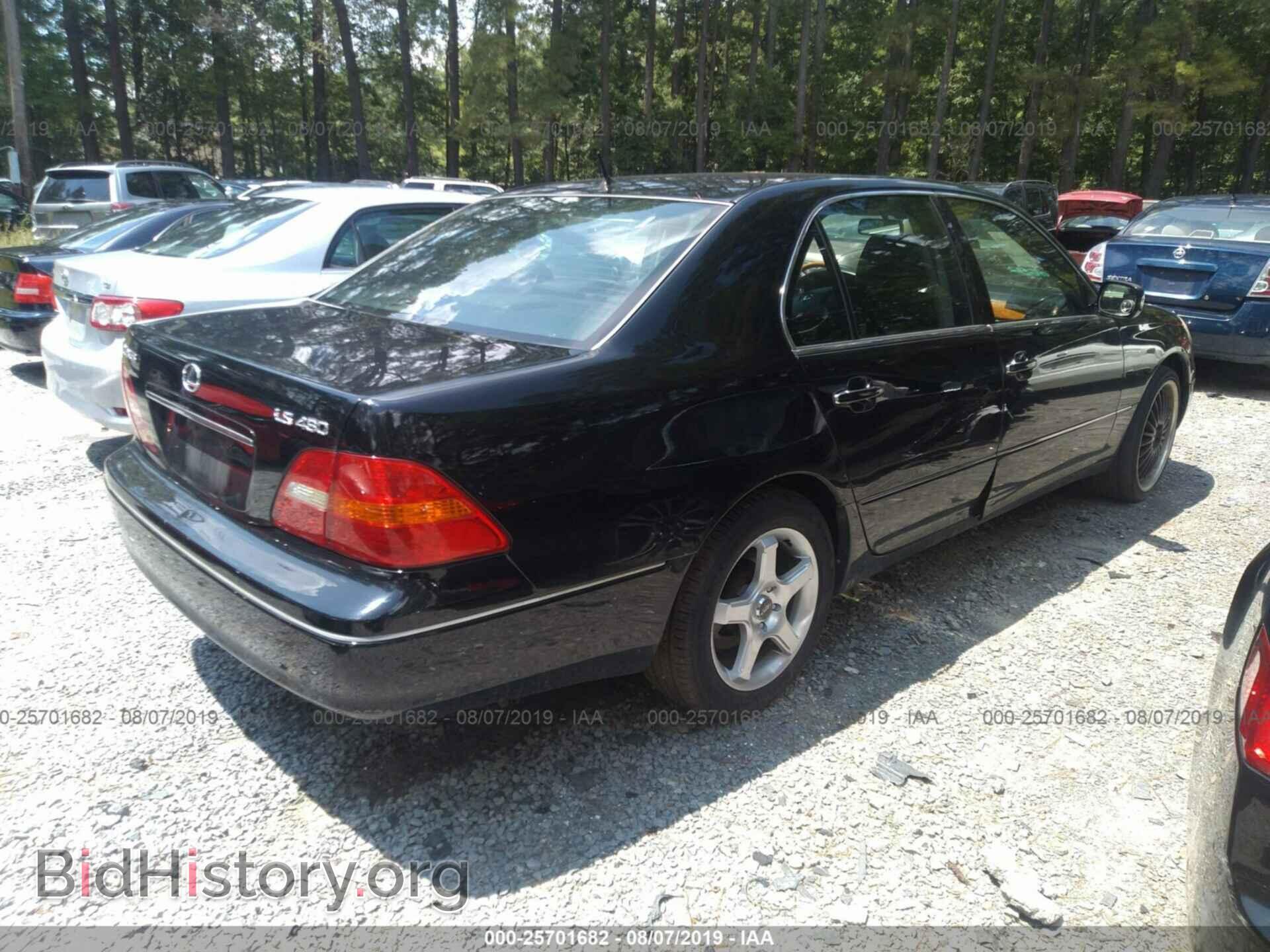 2003 LEXUS LS - VIN: JTHBN30F430115364 - Фото 4