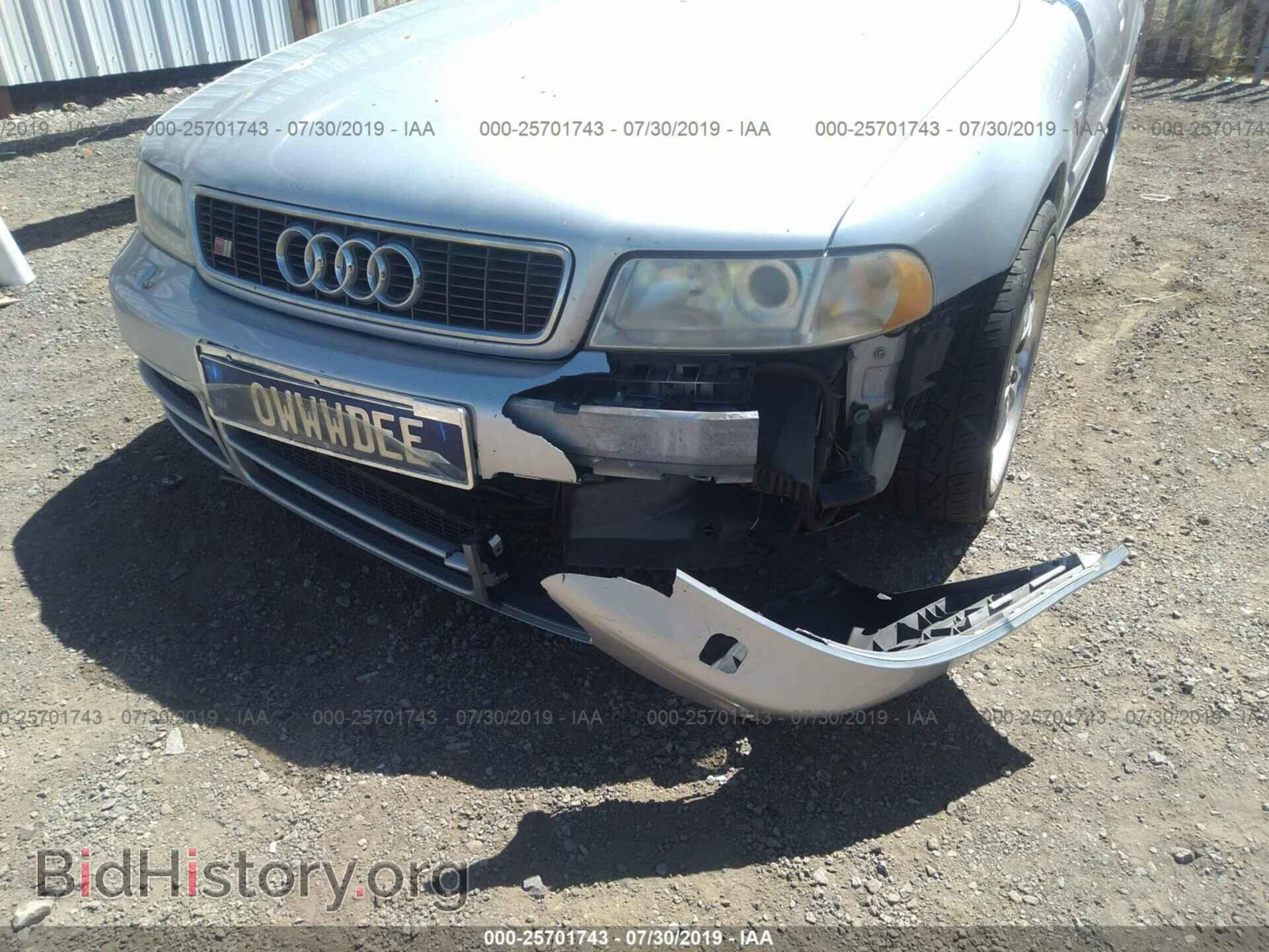 2000 AUDI S4 - VIN: WAUDD68D5YA137292 - Фото 6