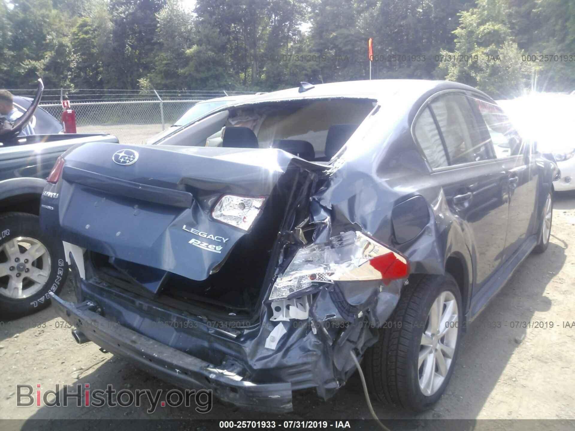 2014 SUBARU LEGACY - VIN: 4S3BMBC62E3021334 - Фото 4