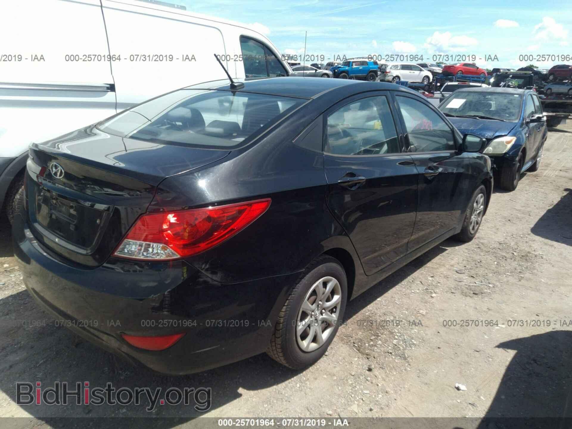 2012 HYUNDAI ACCENT - VIN: KMHCT4AE5CU223262 - Фото 4