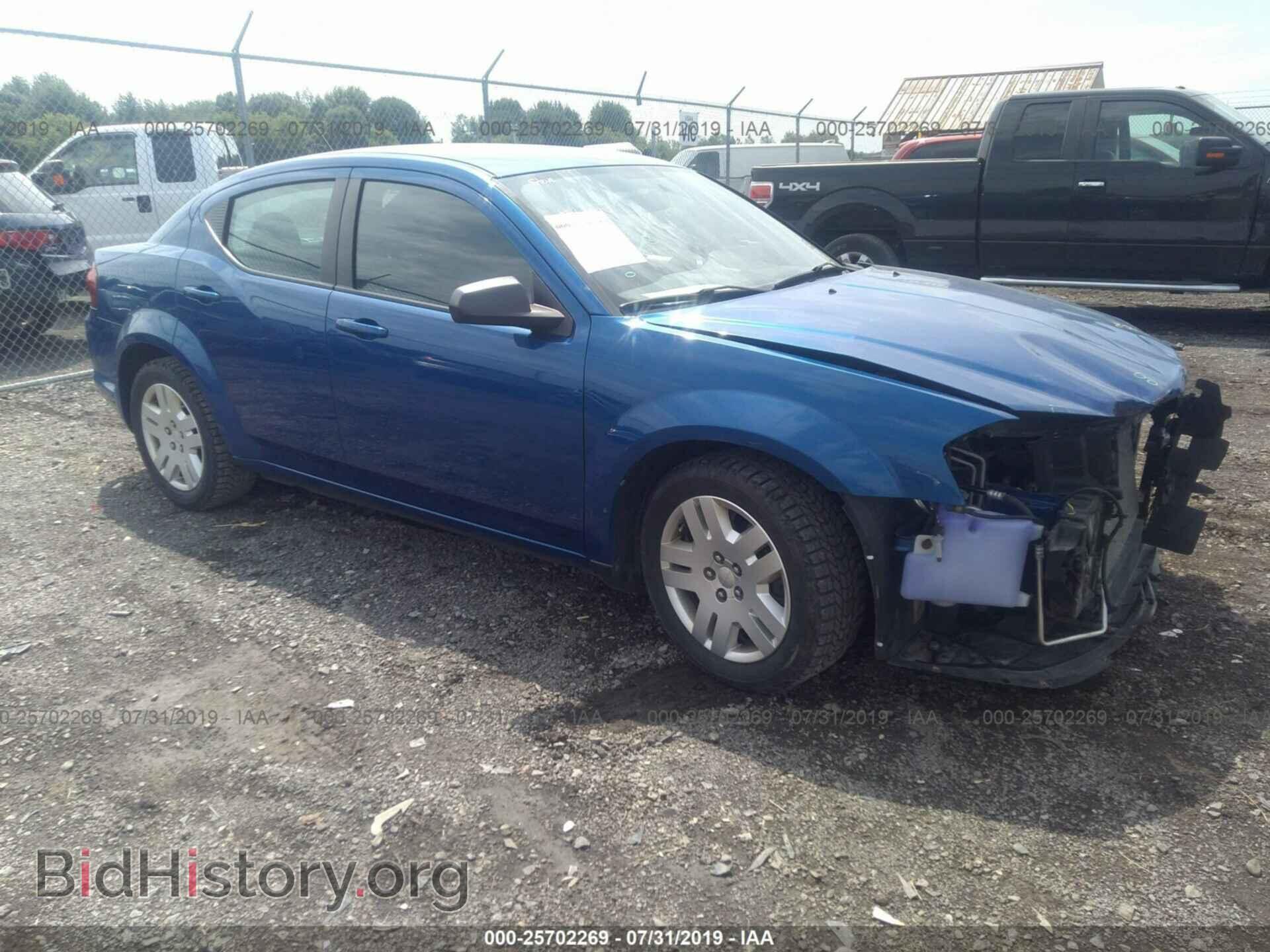 Фотография 1C3CDZAB5DN616778 - DODGE AVENGER 2013