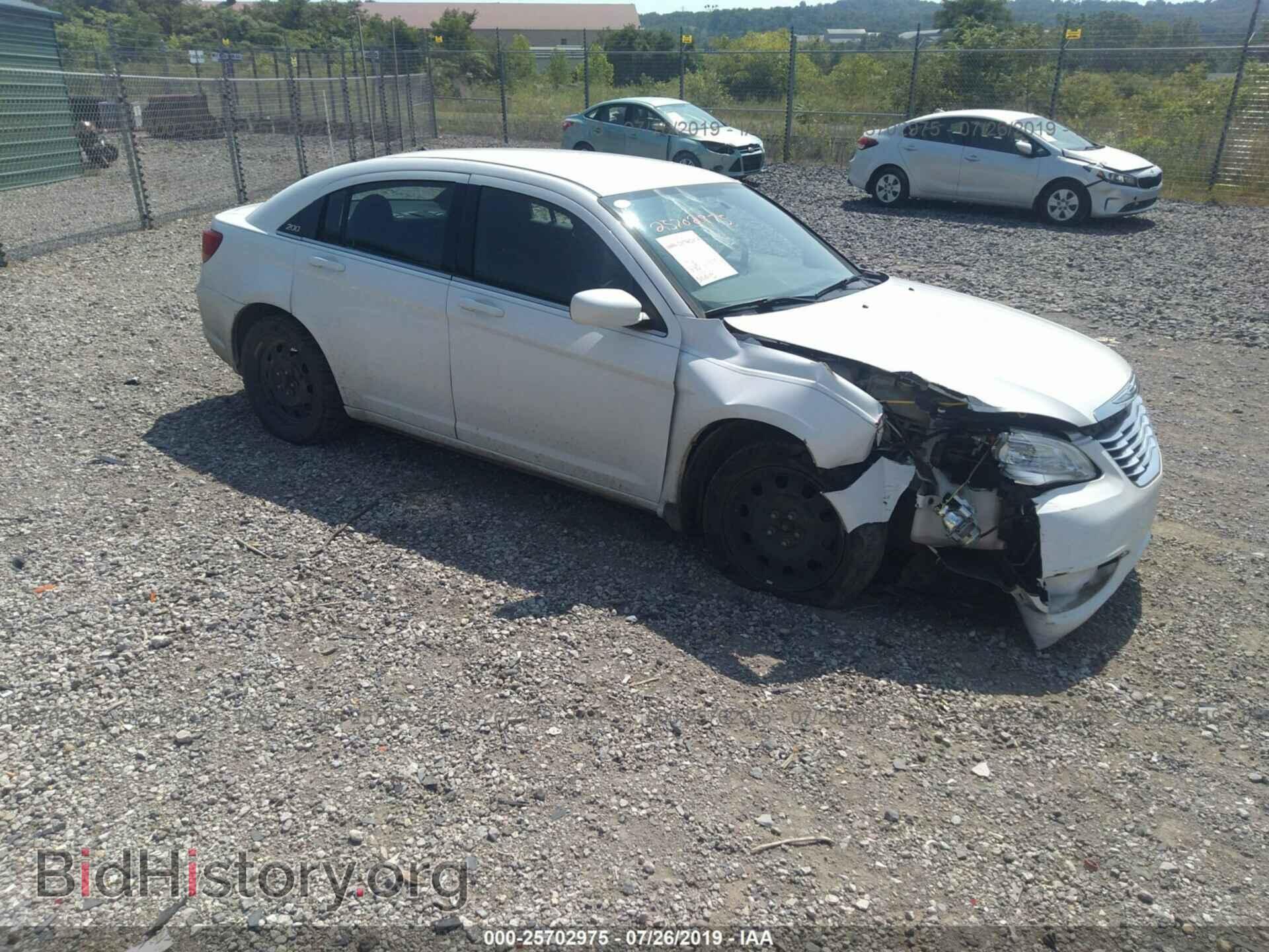 Фотография 1C3CCBAB7CN282021 - CHRYSLER 200 2012