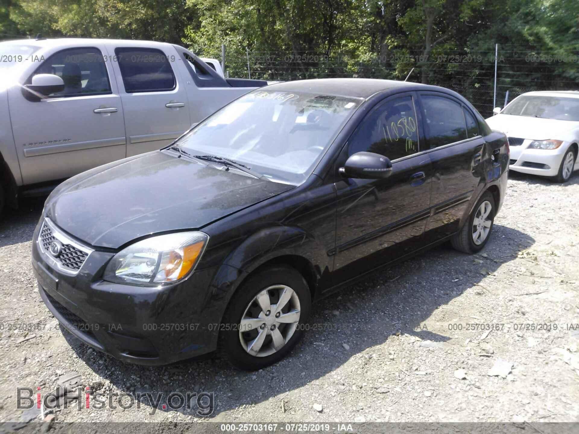 2011 KIA RIO - VIN: KNADH4A33B6868890 - Фото 2