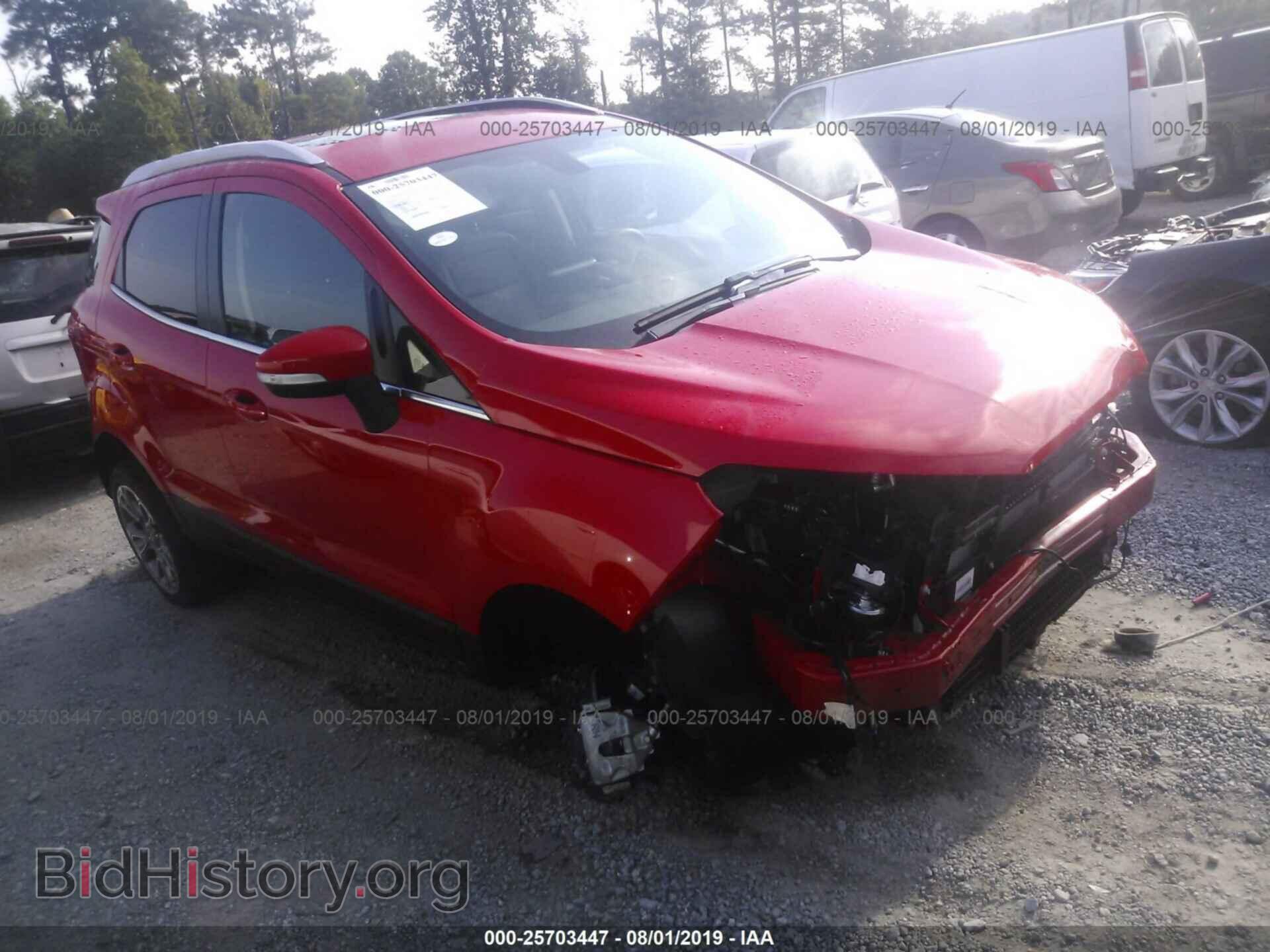 Photo MAJ6S3KL9KC281462 - FORD ECOSPORT 2019