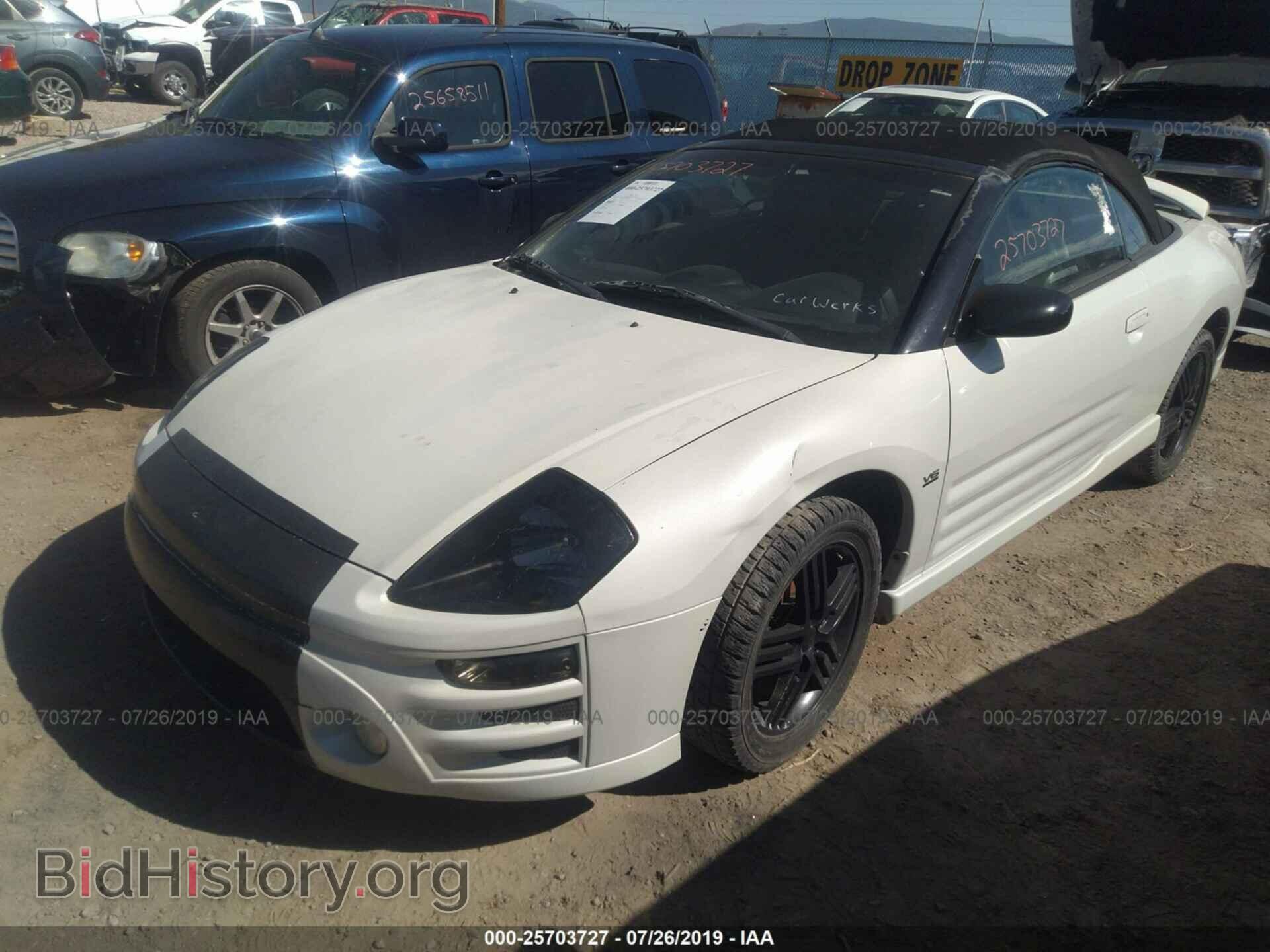 2002 MITSUBISHI ECLIPSE - VIN: 4A3AE85H92E078265 - Фото 2