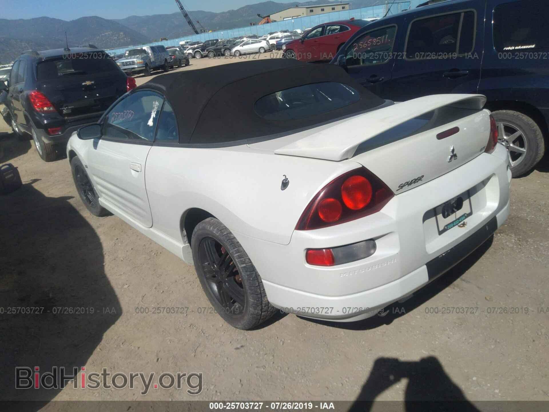 2002 MITSUBISHI ECLIPSE - VIN: 4A3AE85H92E078265 - Фото 3