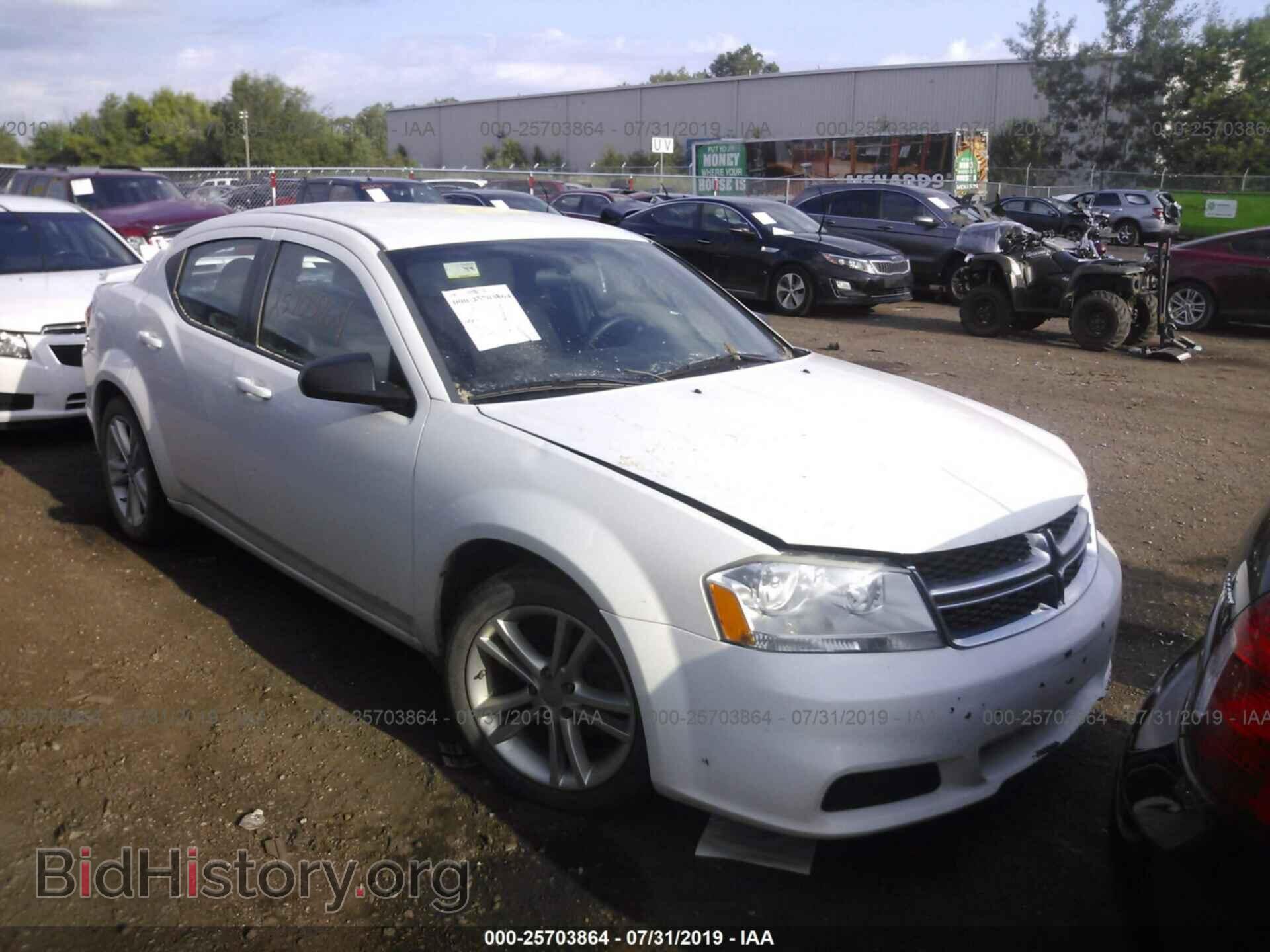 Photo 1C3CDZAG2CN261031 - DODGE AVENGER 2012
