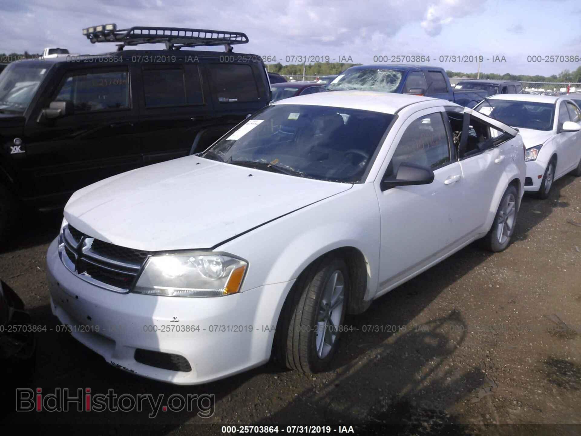 2012 DODGE AVENGER - VIN: 1C3CDZAG2CN261031 - Фото 2