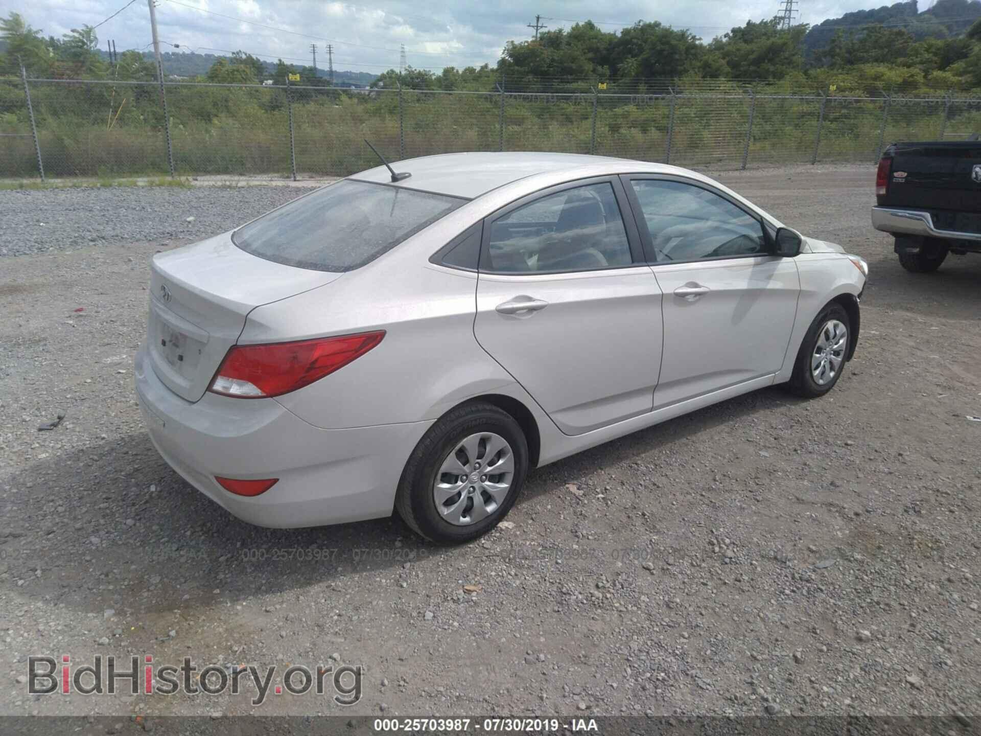 2016 HYUNDAI ACCENT - VIN: KMHCT4AE6GU062605 - Фото 4