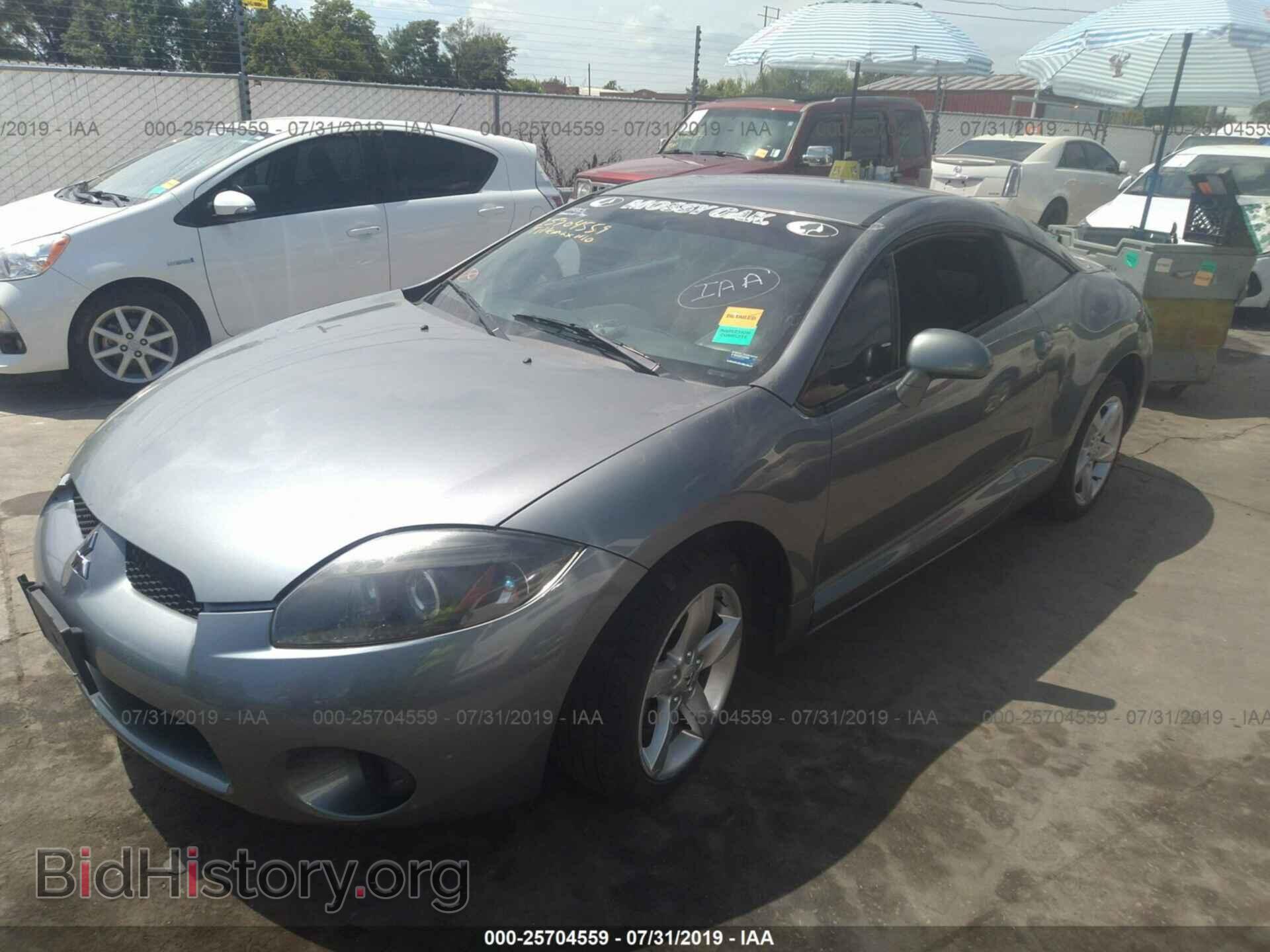 2007 MITSUBISHI ECLIPSE - VIN: 4A3AK24F97E018385 - Фото 2