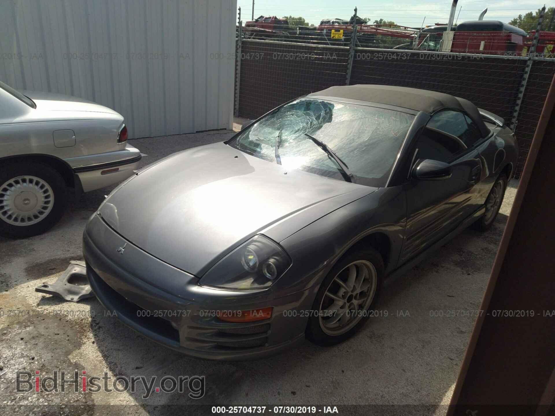 2002 MITSUBISHI ECLIPSE - VIN: 4A3AE85H32E070856 - Photo 2