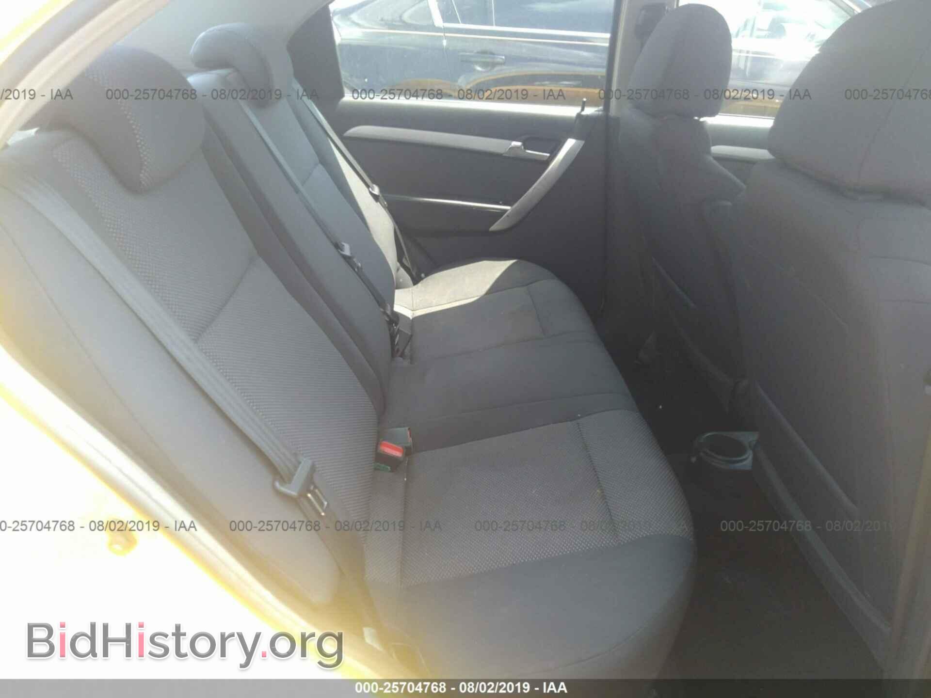 2011 CHEVROLET AVEO - VIN: KL1TD5DE2BB138559 - Фото 8