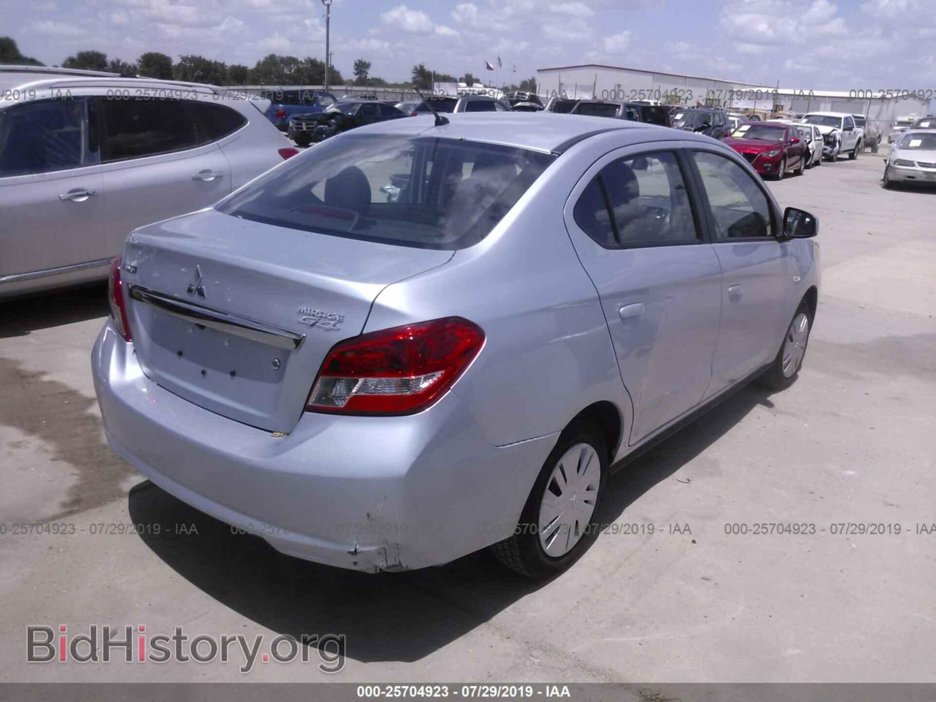 2019 MITSUBISHI MIRAGE - VIN: ML32F3FJ1KHF03328 - Фото 4