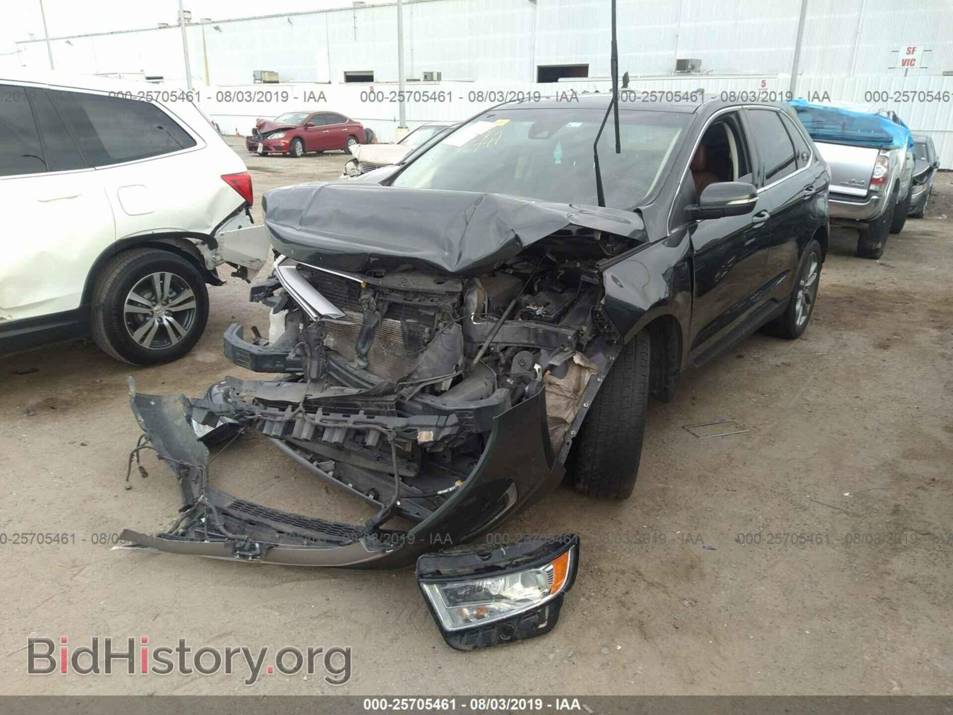 2015 FORD EDGE - VIN: 2FMPK4K87FBB80888 - Фото 2