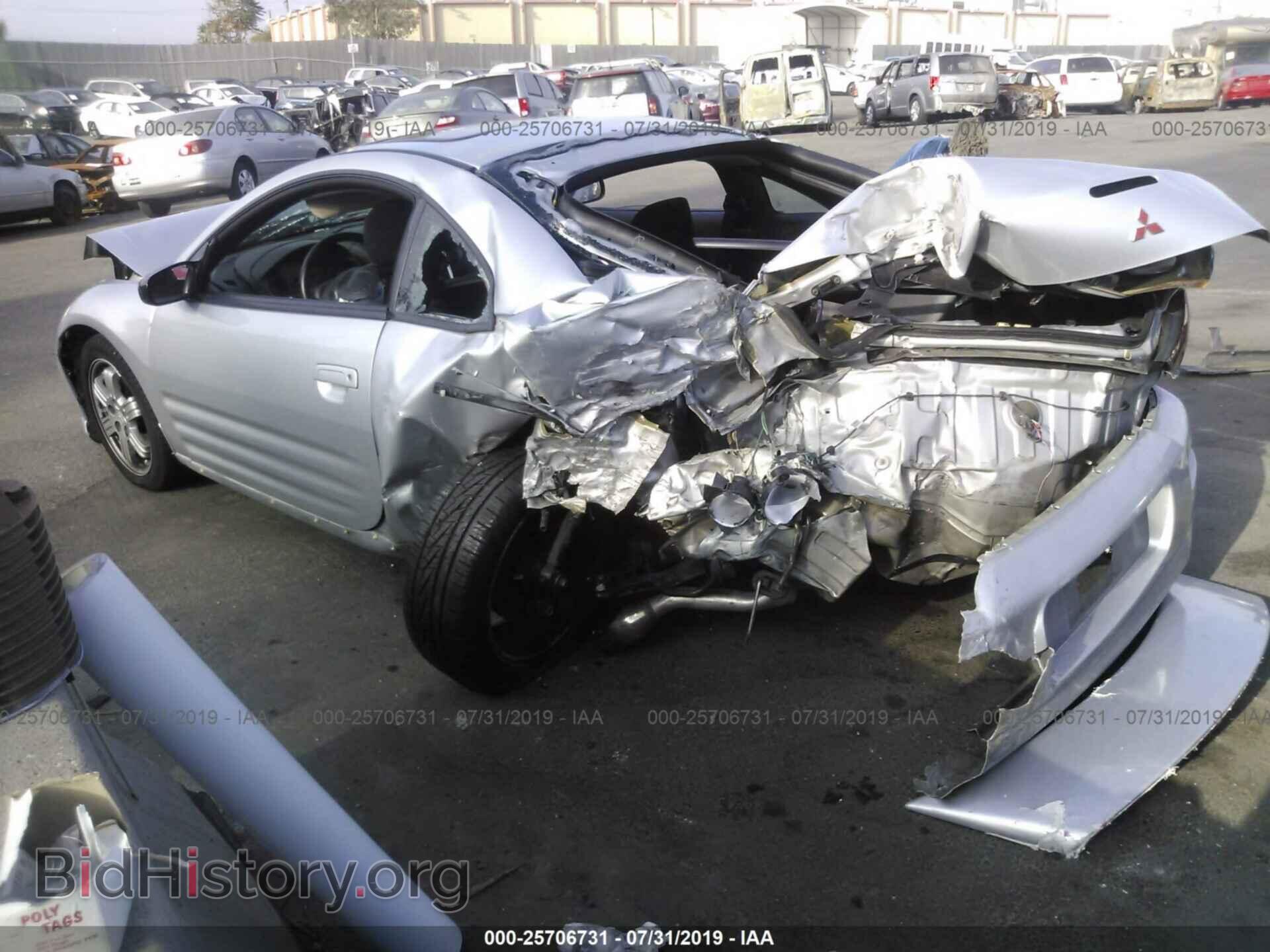 2000 MITSUBISHI ECLIPSE - VIN: 4A3AC84L9YE127016 - Фото 3