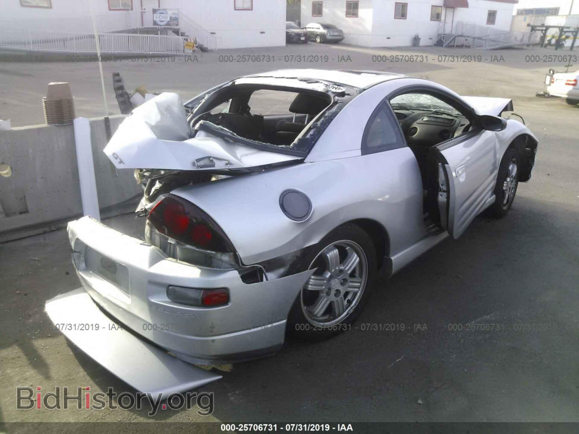 2000 MITSUBISHI ECLIPSE - VIN: 4A3AC84L9YE127016 - Фото 4