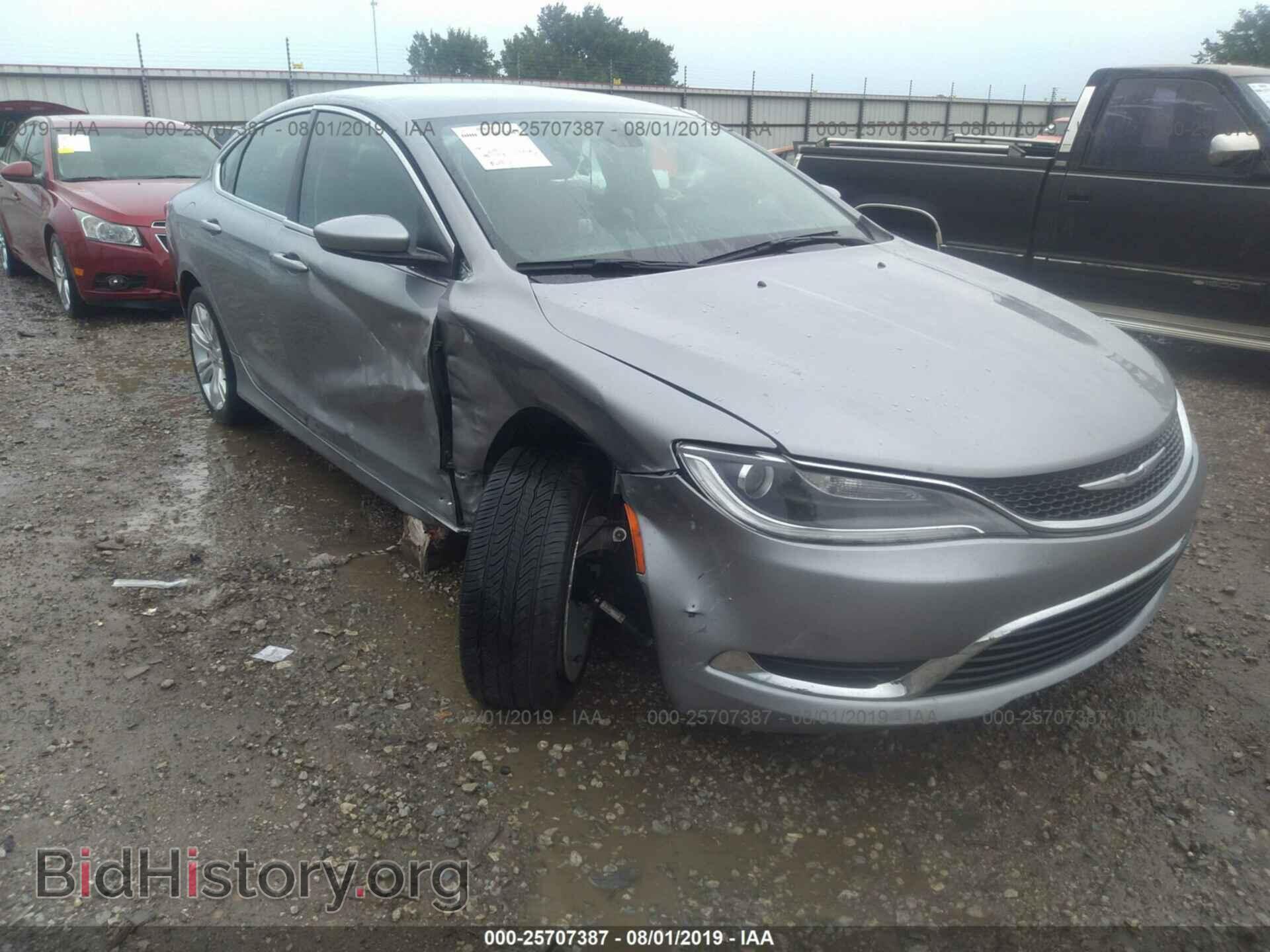 Фотография 1C3CCCABXGN102459 - CHRYSLER 200 2016
