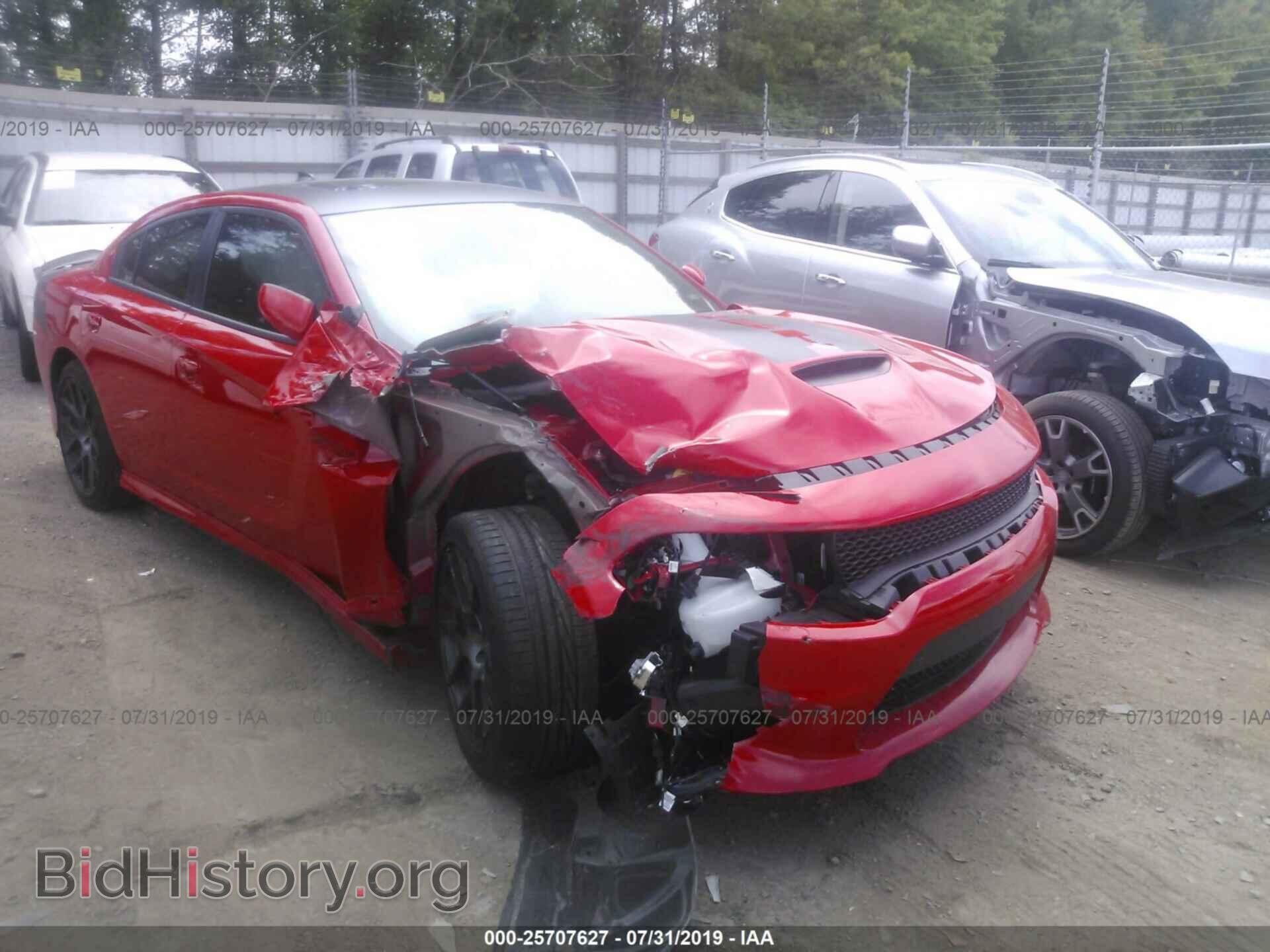 2018 Dodge CHARGER R/T (VIN 2C3CDXCT2JH220869) — фото 1 из 10, IAAI, повреждение: передняя часть