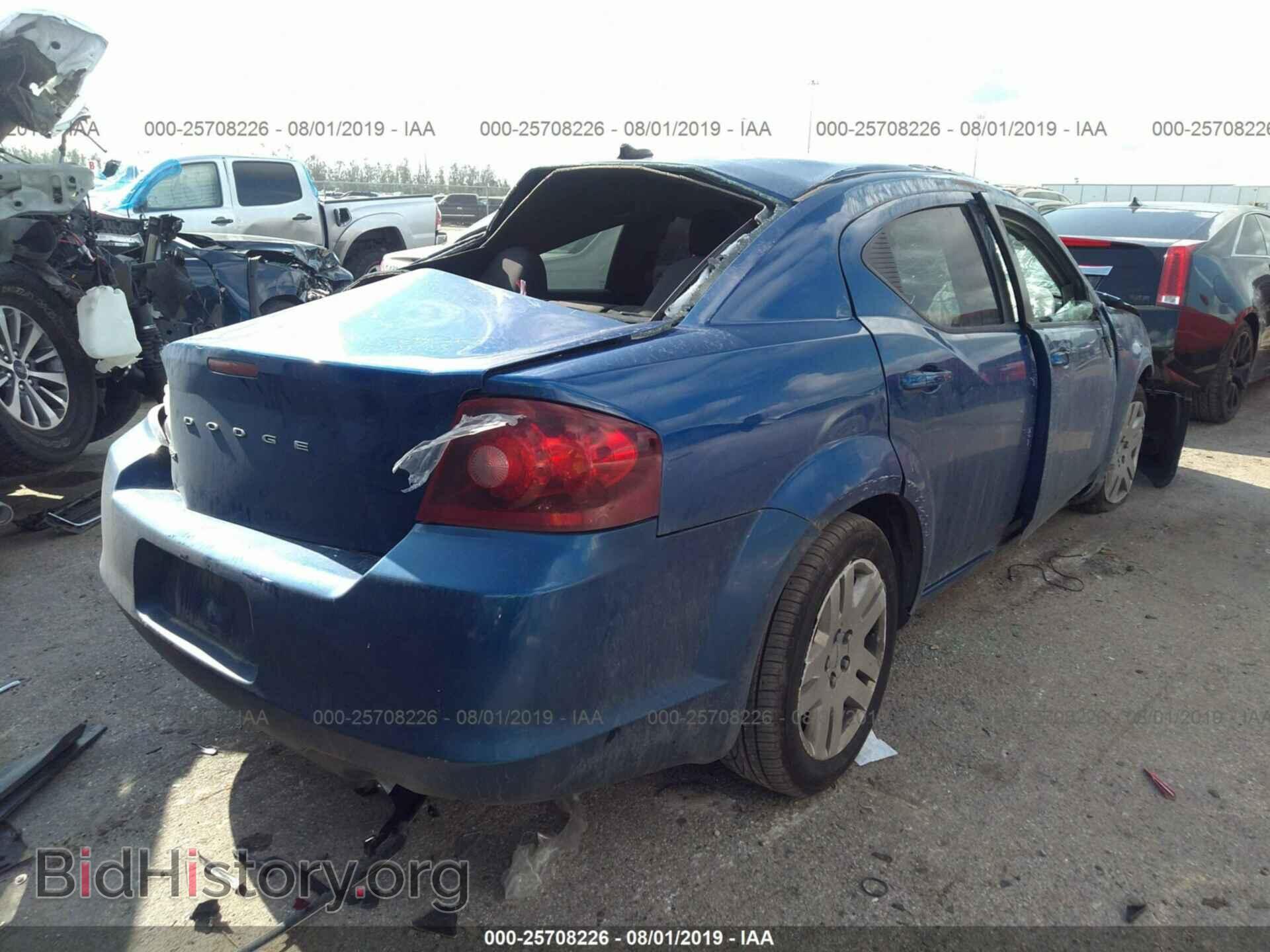 2013 DODGE AVENGER - VIN: 1C3CDZAB9DN753528 - Фото 4