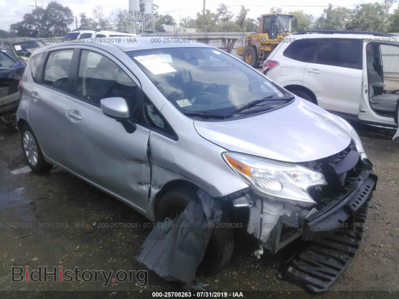 2016 Nissan VERSA NOTE (VIN 3N1CE2CP4GL353473) — photo 1 of 10, IAAI, damage: front end