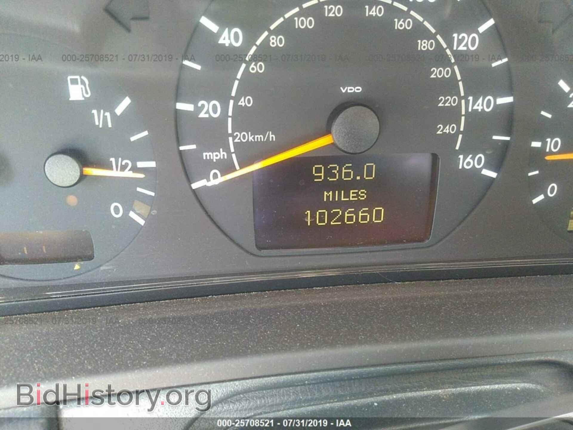 2001 MERCEDES-BENZ E - VIN: WDBJF65J61B366394 - Фото 7