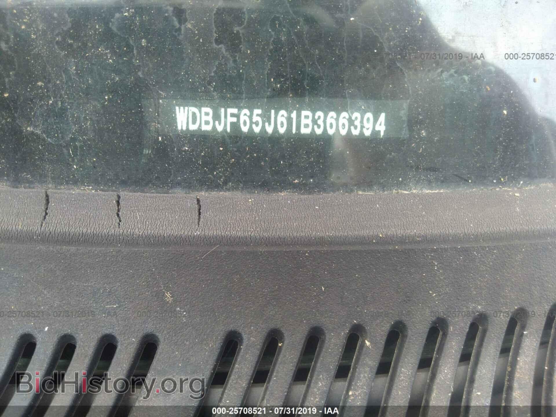 2001 MERCEDES-BENZ E - VIN: WDBJF65J61B366394 - Фото 9