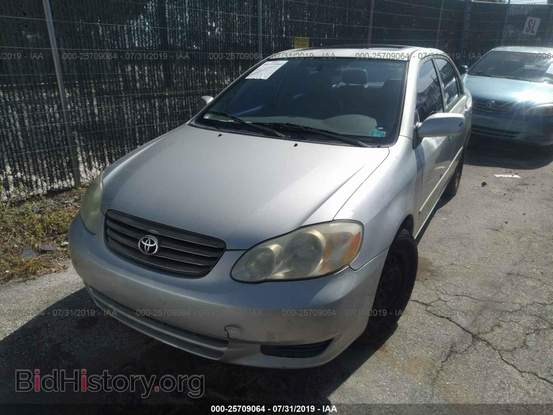 2003 TOYOTA COROLLA - VIN: 2T1BR38E03C113134 - Фото 2