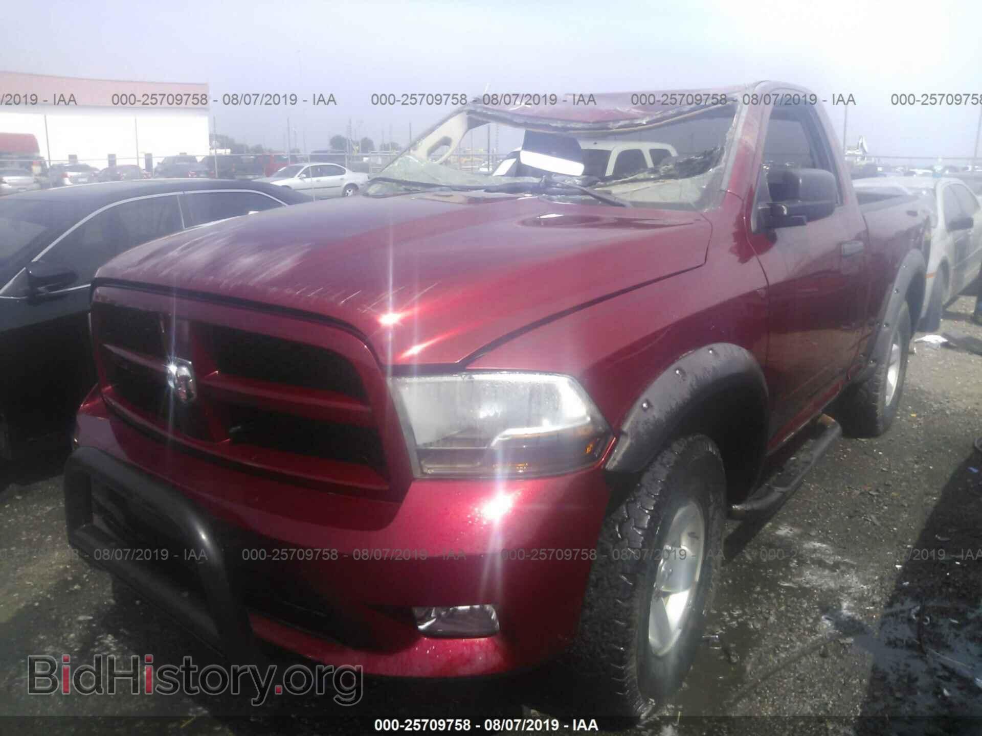 2012 DODGE RAM 1500 - VIN: 3C6JD7AT1CG163077 - Фото 2