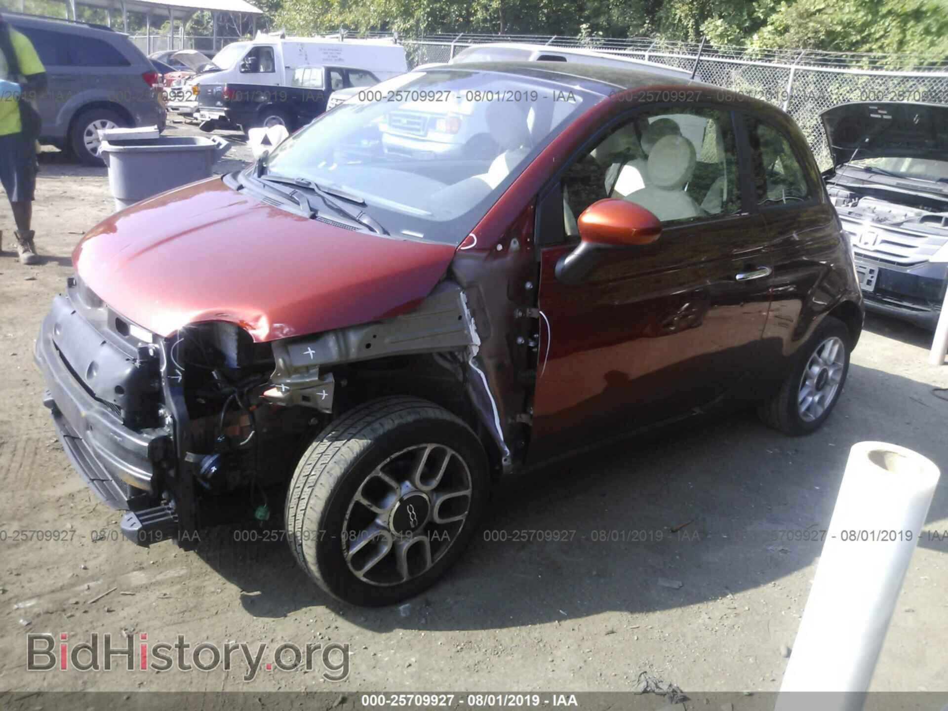 2013 FIAT 500 - VIN: 3C3CFFAR3DT533002 - Фото 2
