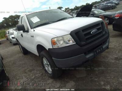 2005 Ford F150, белый — VIN 1FTRF14W15KC55763, IAAI
