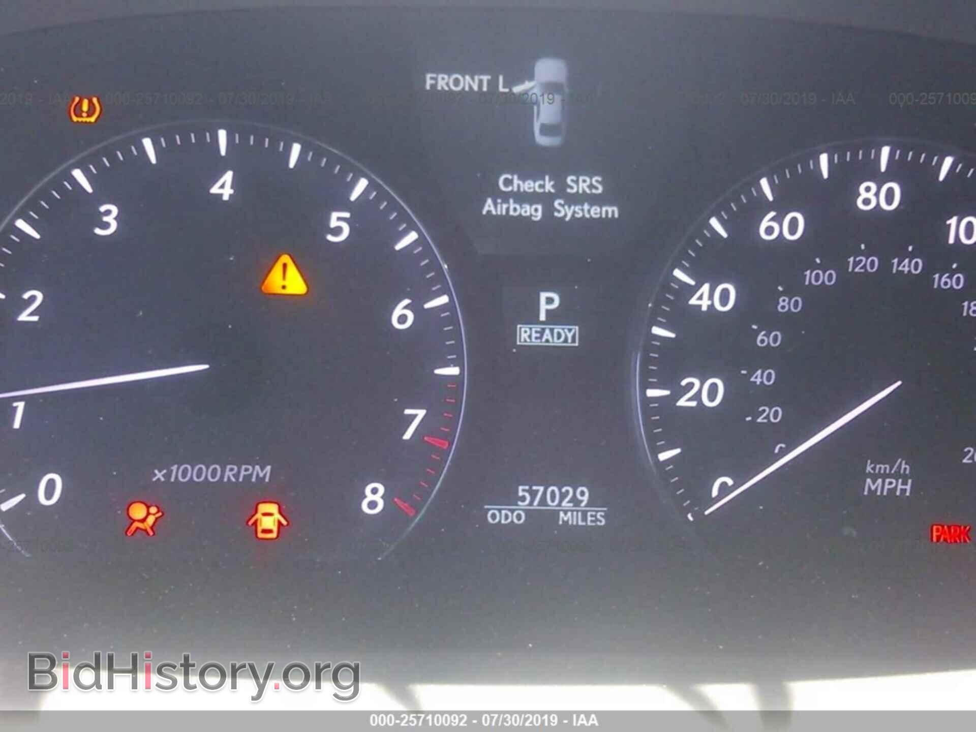 2008 LEXUS LS - VIN: JTHDU46F485009581 - Фото 7